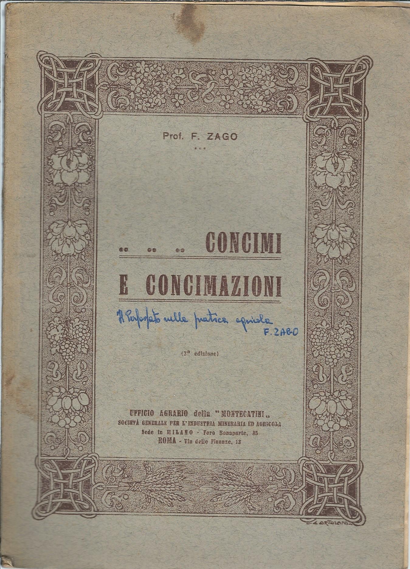 CONCIMI E CONCIMAZIONI