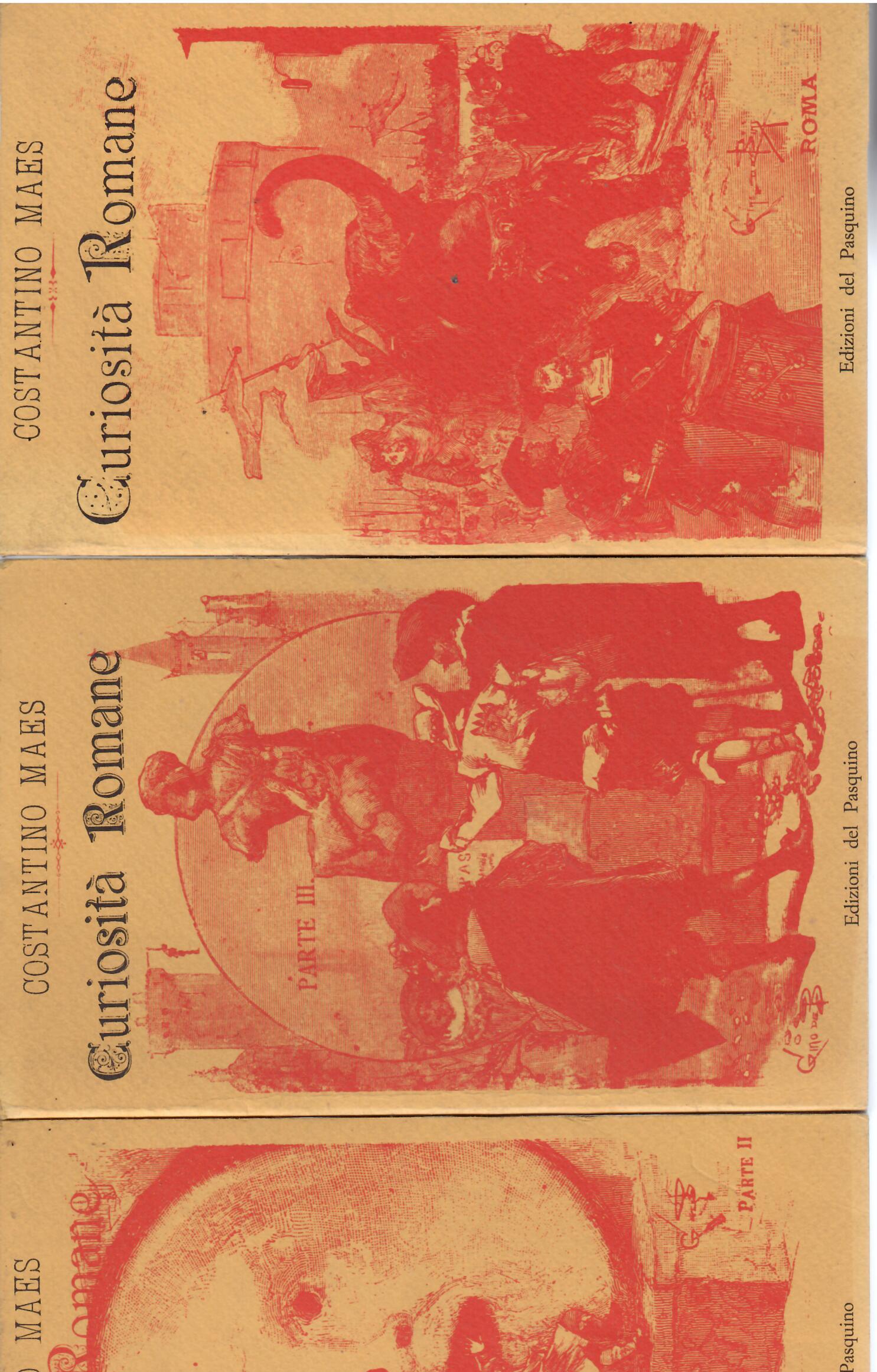 CURIOSITA' ROMANE - TRE VOLUMI