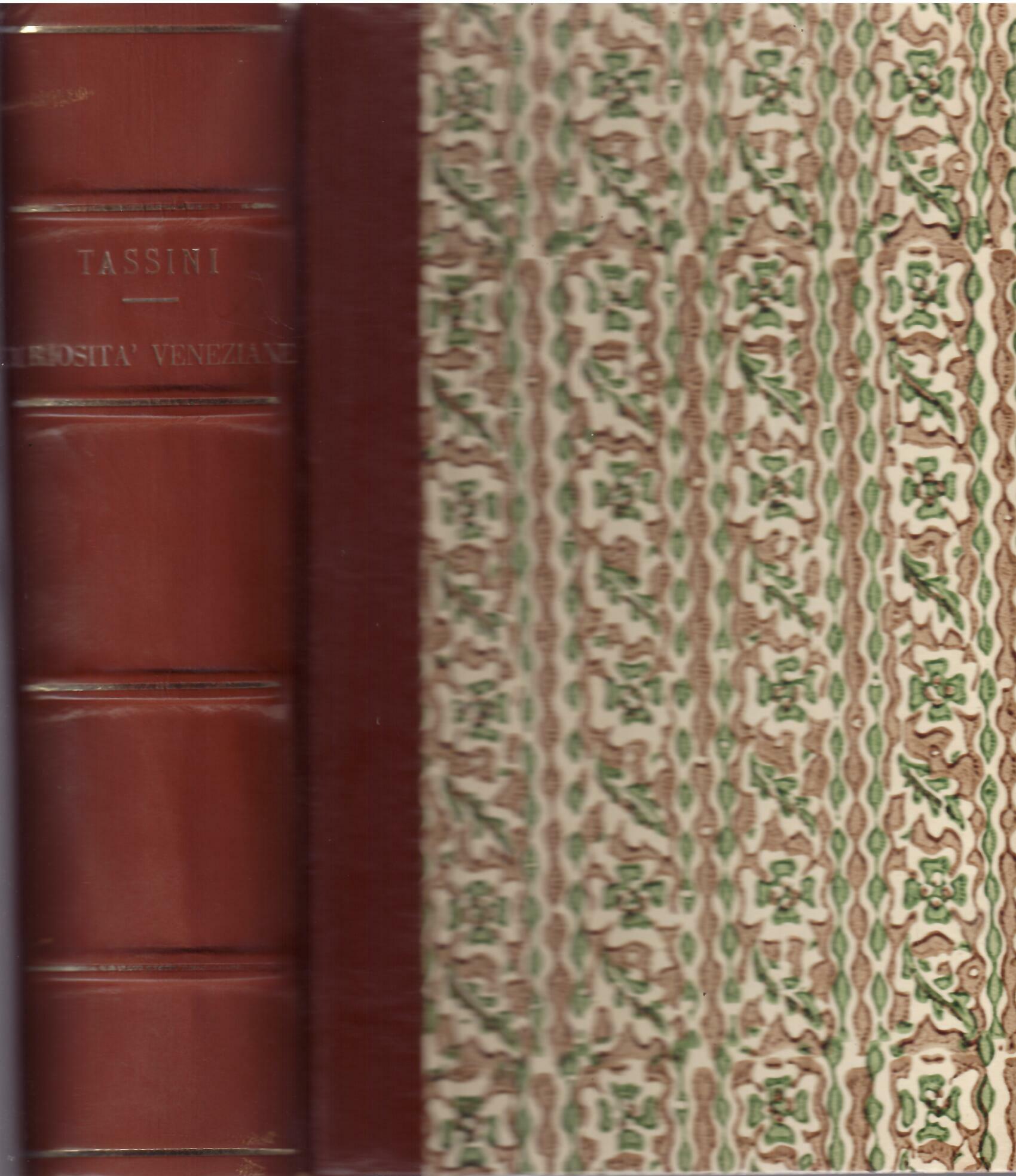 CURIOSITA' VENEZIANE OVVERO ORIGINI DELLE DENOMINAZIONI STRADALI