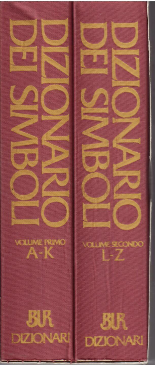 DIZIONARIO DEI SIMBOLI - DUE VOLUMI