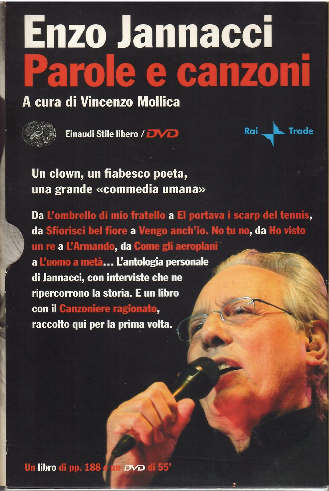 ENZO JANNACCI - PAROLE E CANZONI - LIBRO + DVD