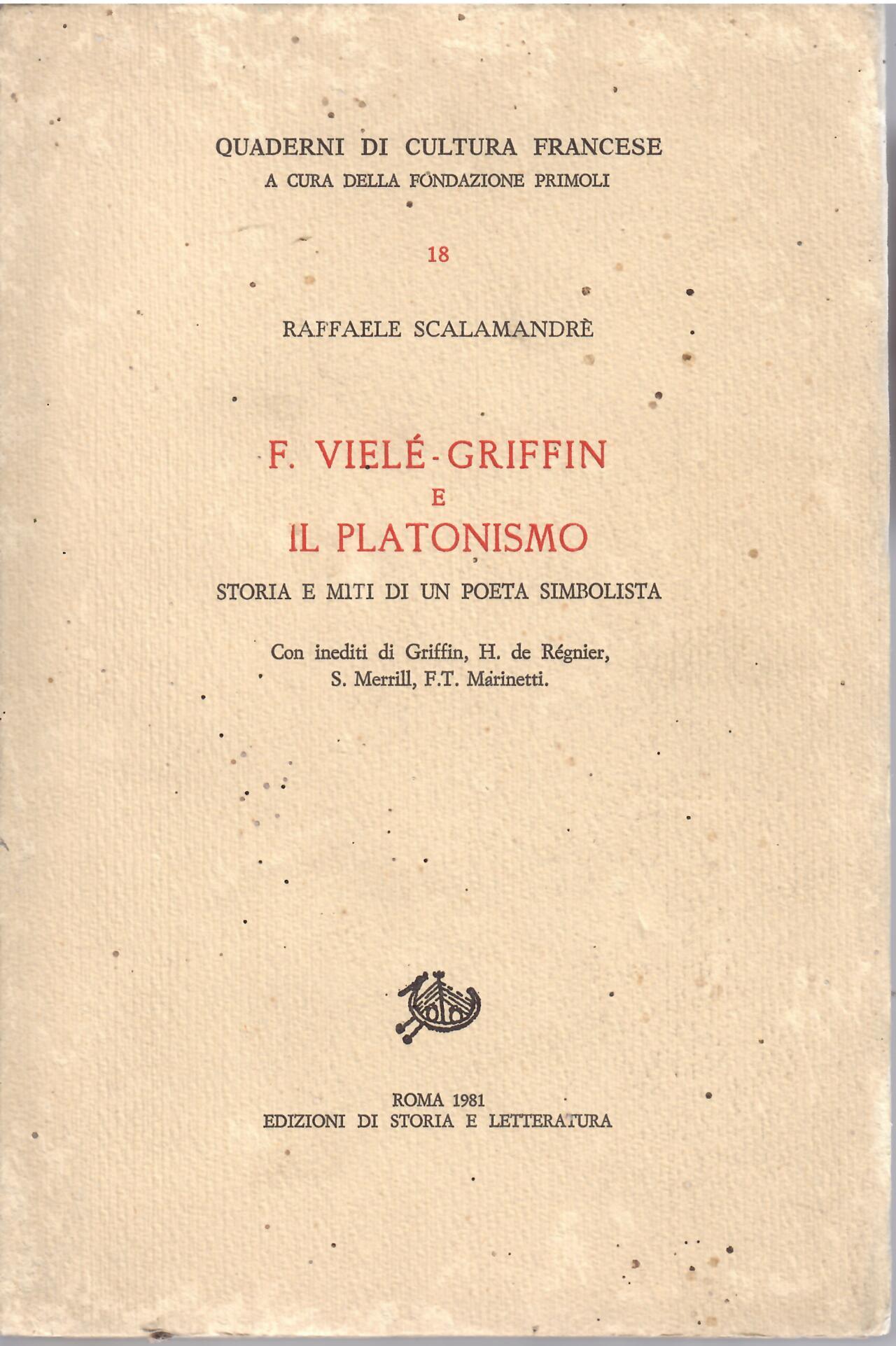 F. VIELE - GRIFFIN E IL PLATONISMO