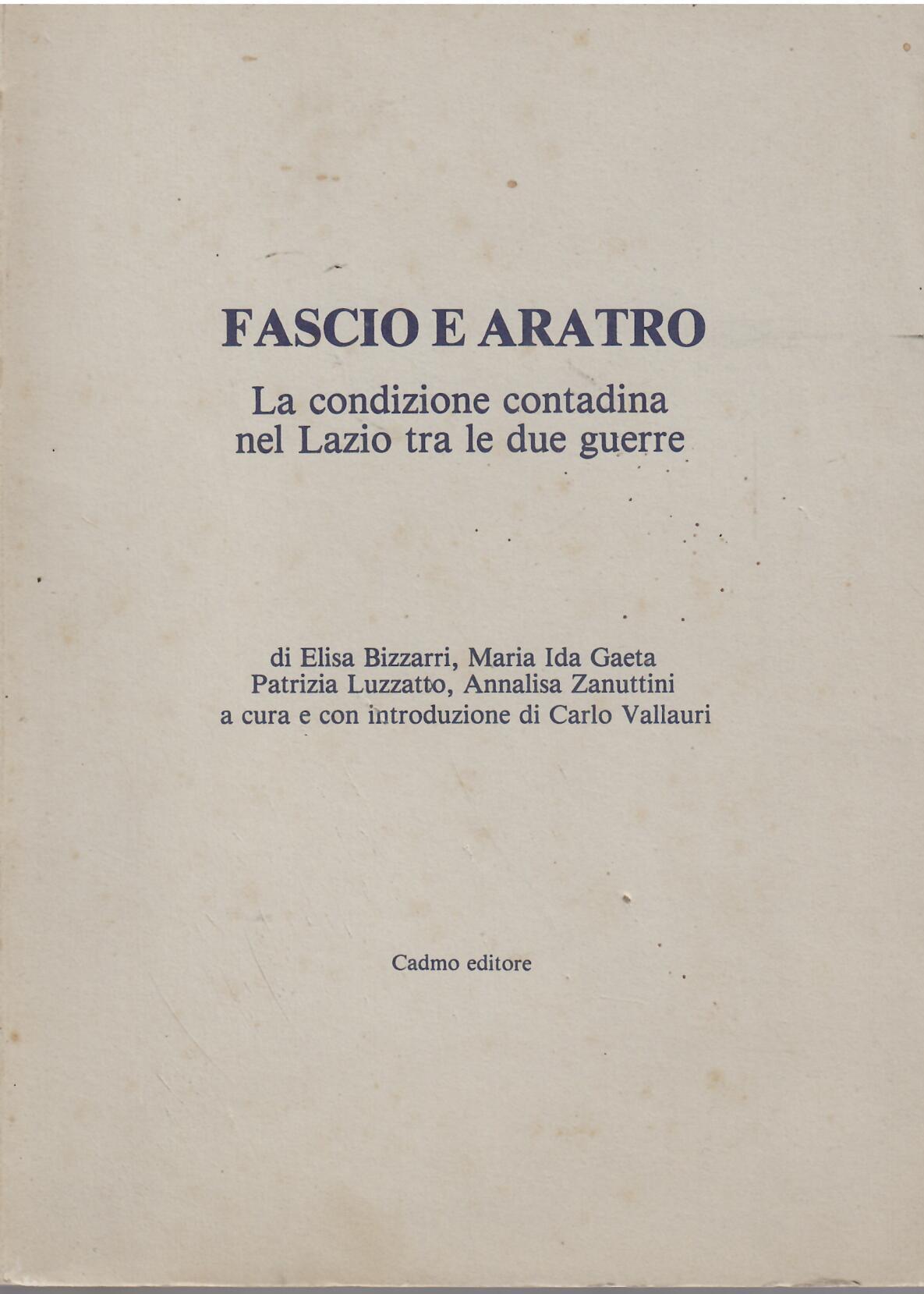 FASCIO E ARATRO