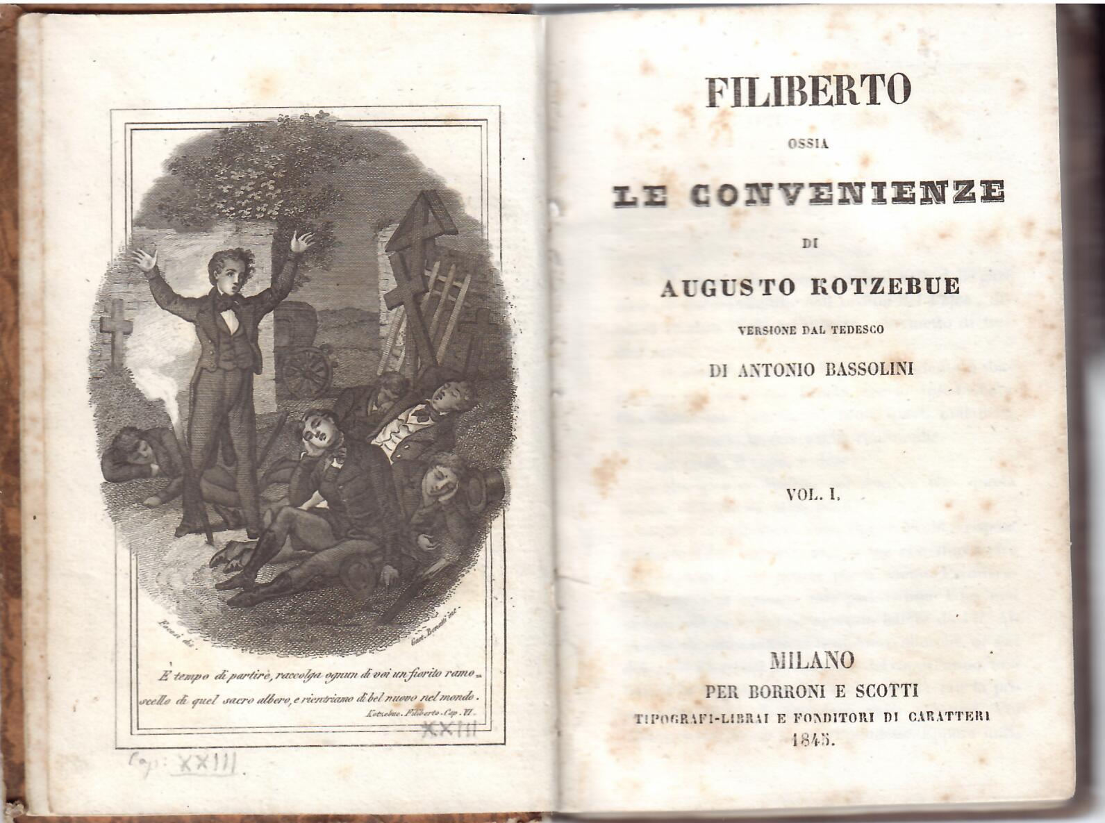 FILIBERTO OSSIA LE CONVENIENZEFLORILEGIO ROMANTICO OSSIA LE CONVENIENZE