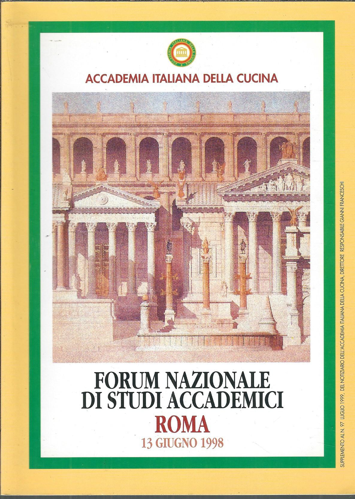 FORUM NAZIONALE DI STUDI ACCADEMICI