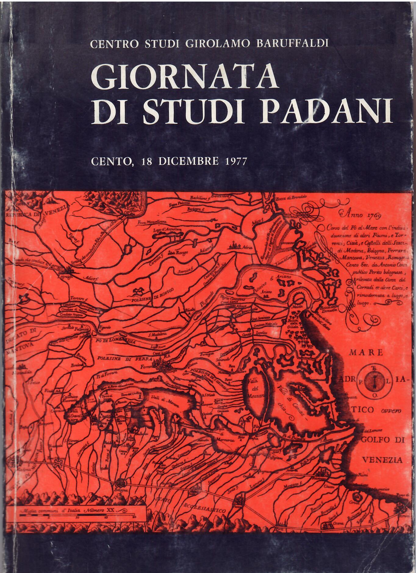 GIORNATA DI STUDI PADANI (CENTO,18 DICEMBRE 1977 )