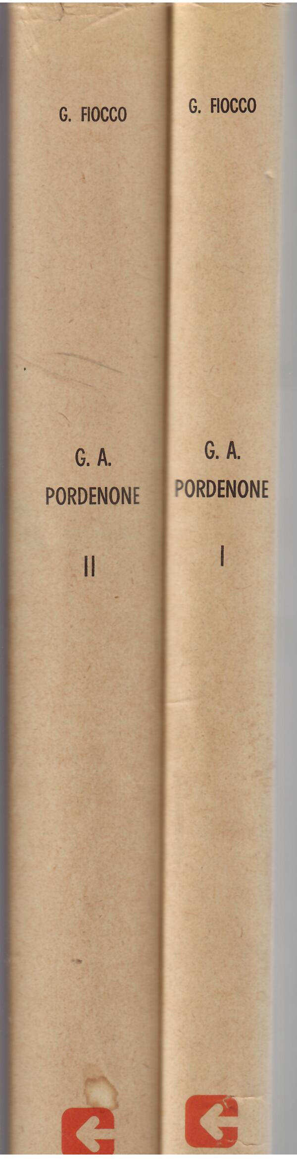 GIOVANNI ANTONIO PORDENONE - DUE VOLUMI