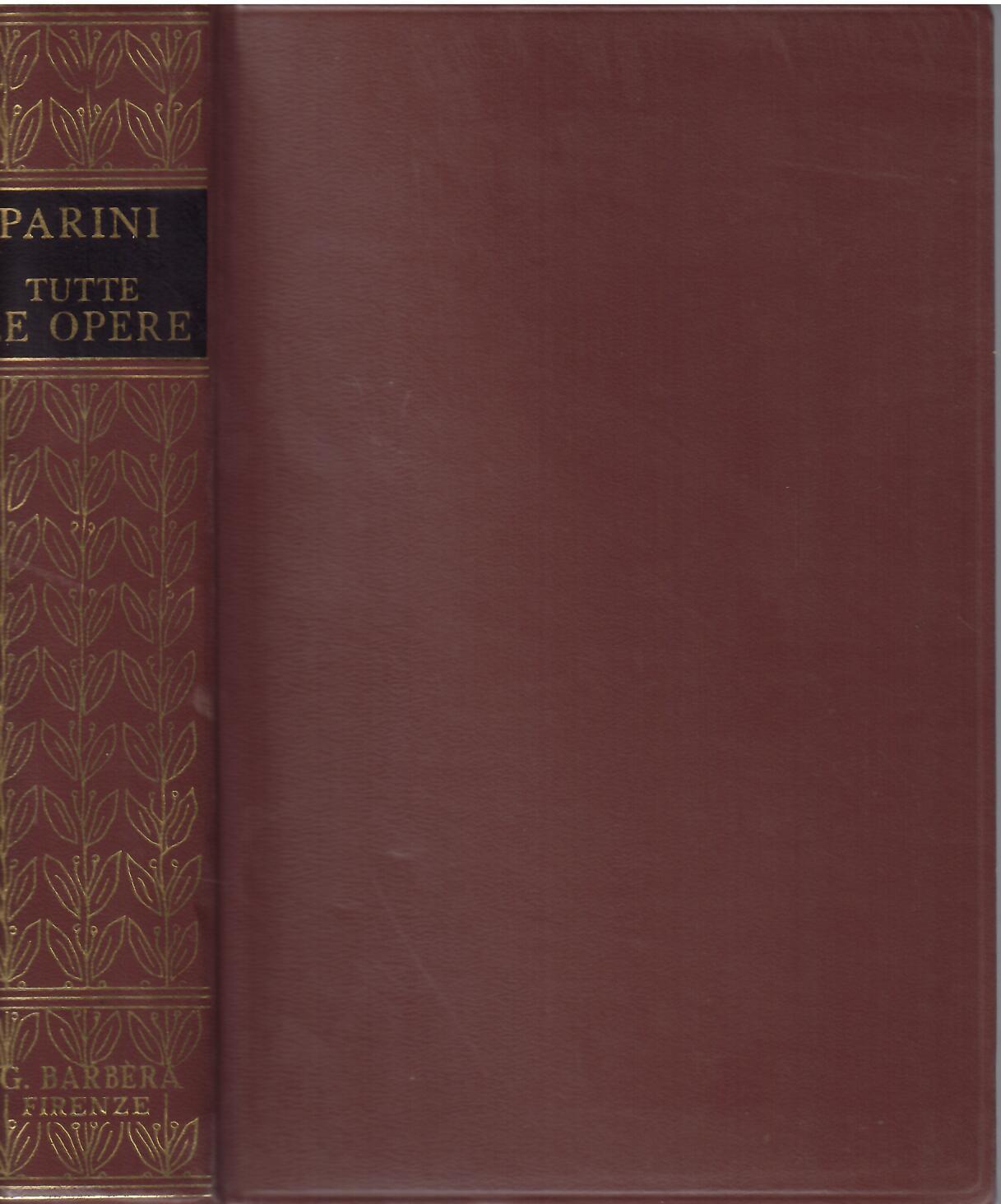 GIUSEPPE PARINI- POESIE E PROSE