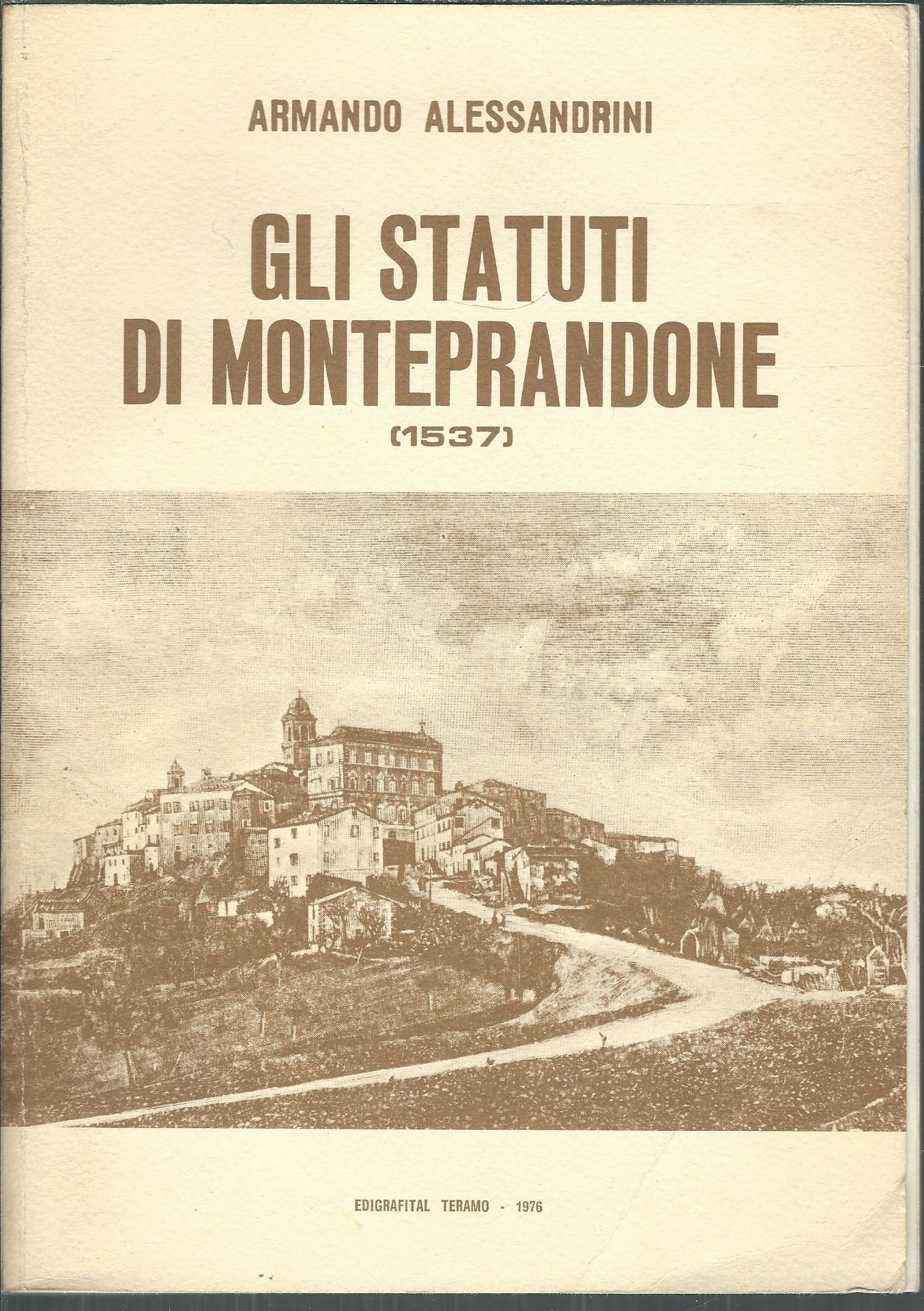 GLI STATUTI DI MONTEPRANDONE ( 1537 )