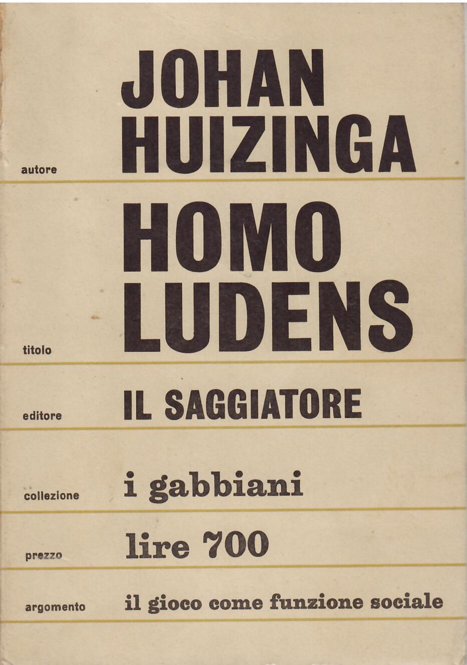 HOMO LUDENS