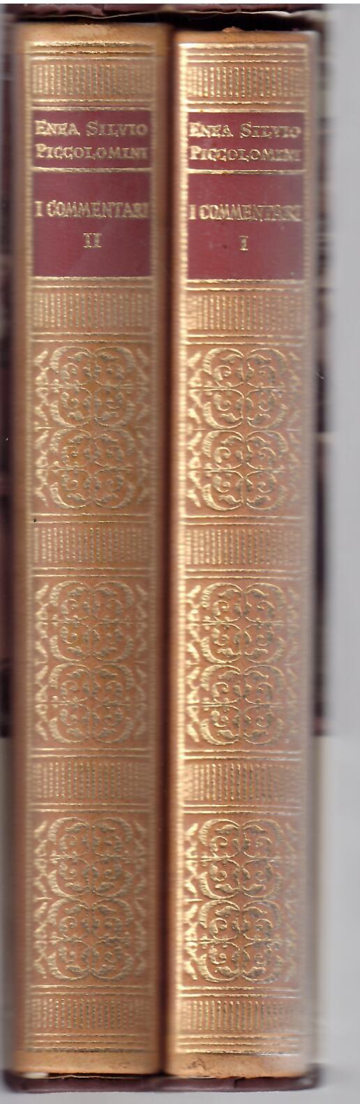 I COMMENTARI DI ENEA SILVIO PICCOLOMINI - DUE VOLUMI