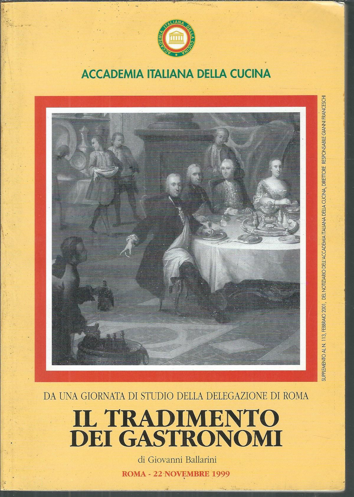 IL TRADIMENTO DEI GASTRONOMI