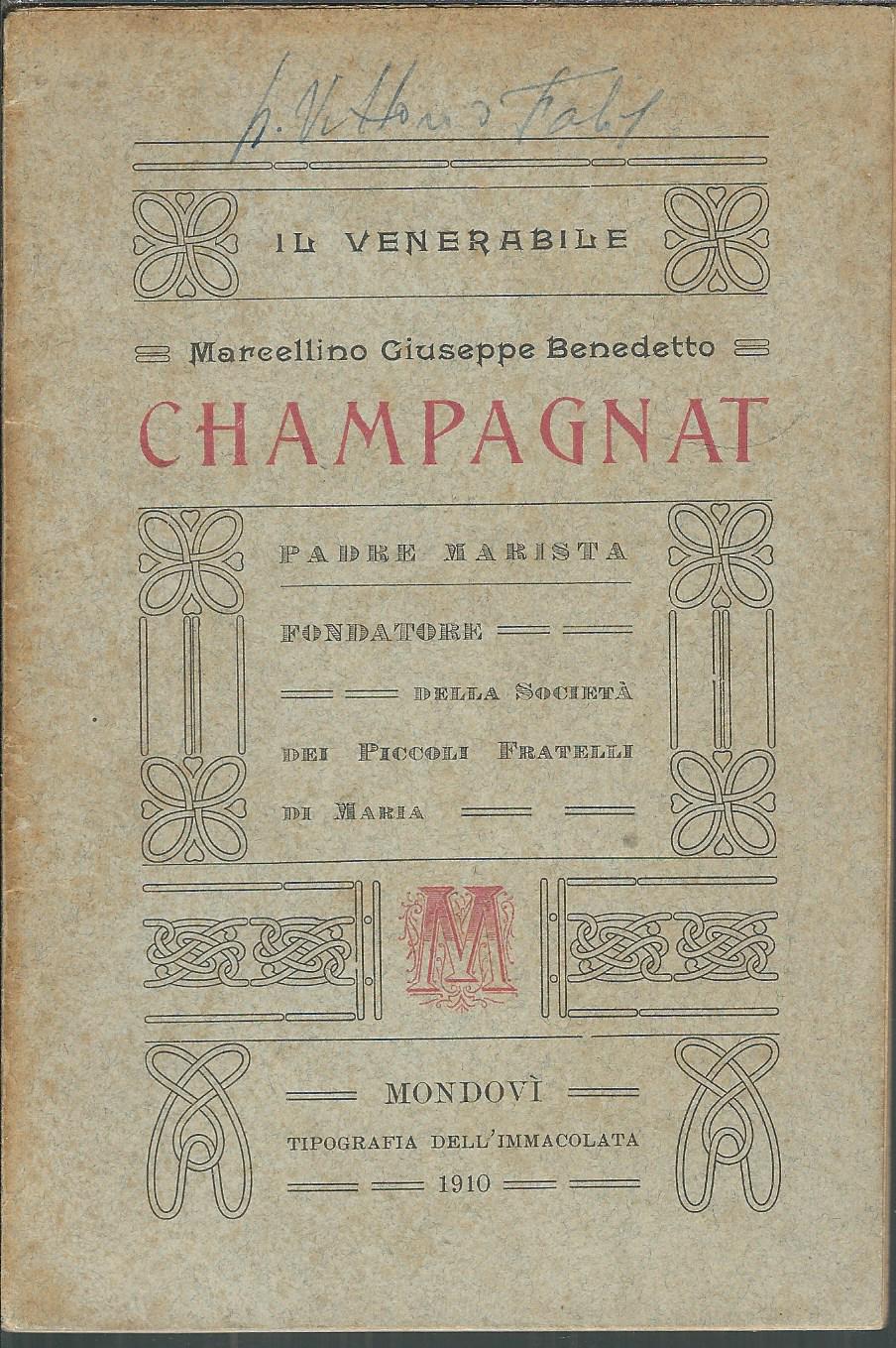 IL VENERABILE GIUSEPPE BENEDETTO CHAMPAGNAT