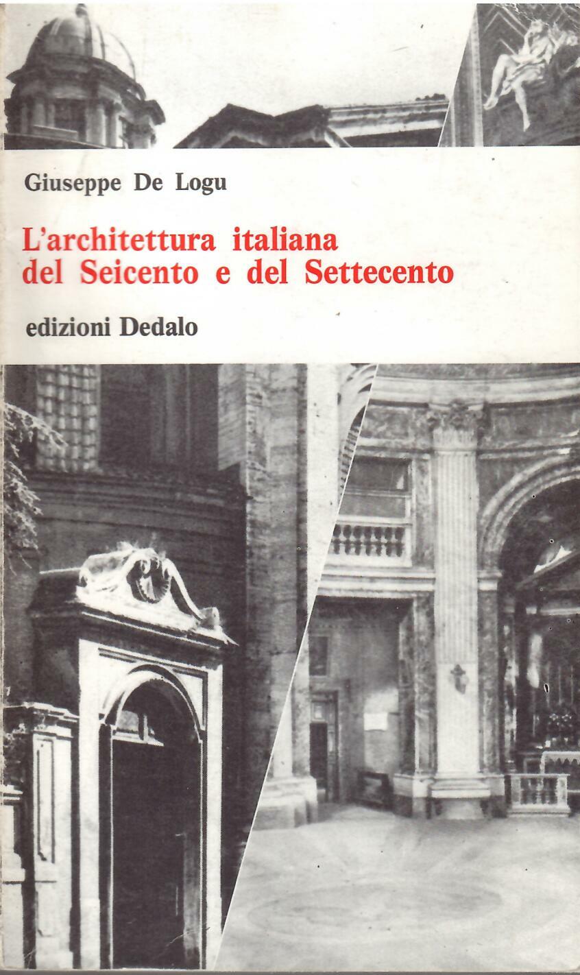 L'ARCHITETTURA ITALIANA DEL SEICENTO E DEL SETTECENTO