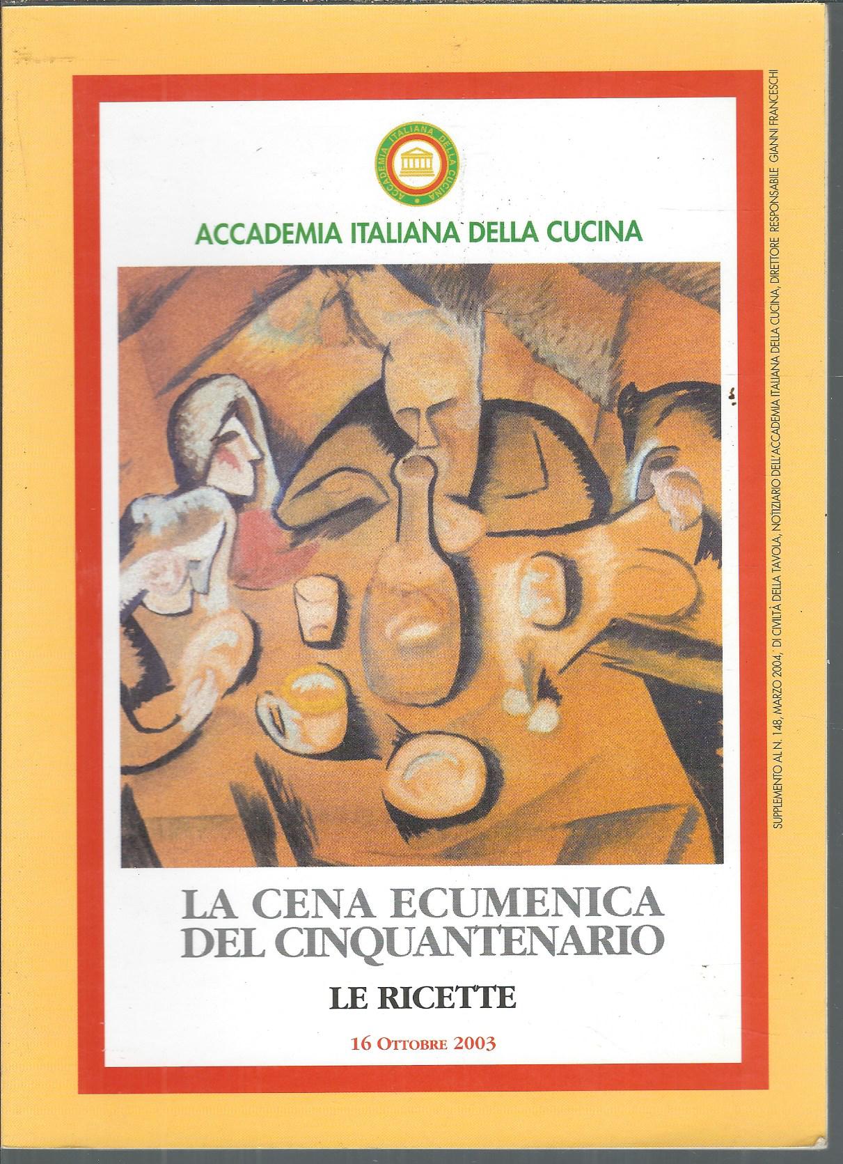 LA CENA ECUMENICA DEL CINQUANTENARIO