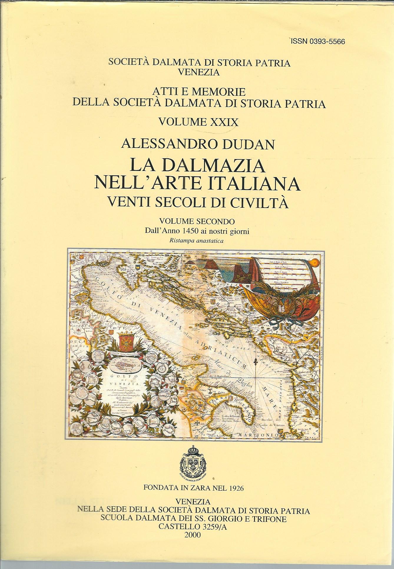 LA DALMAZIA NELL'ARTE ITALIANA - VENTI SECOLI DI CIVILTA' - …