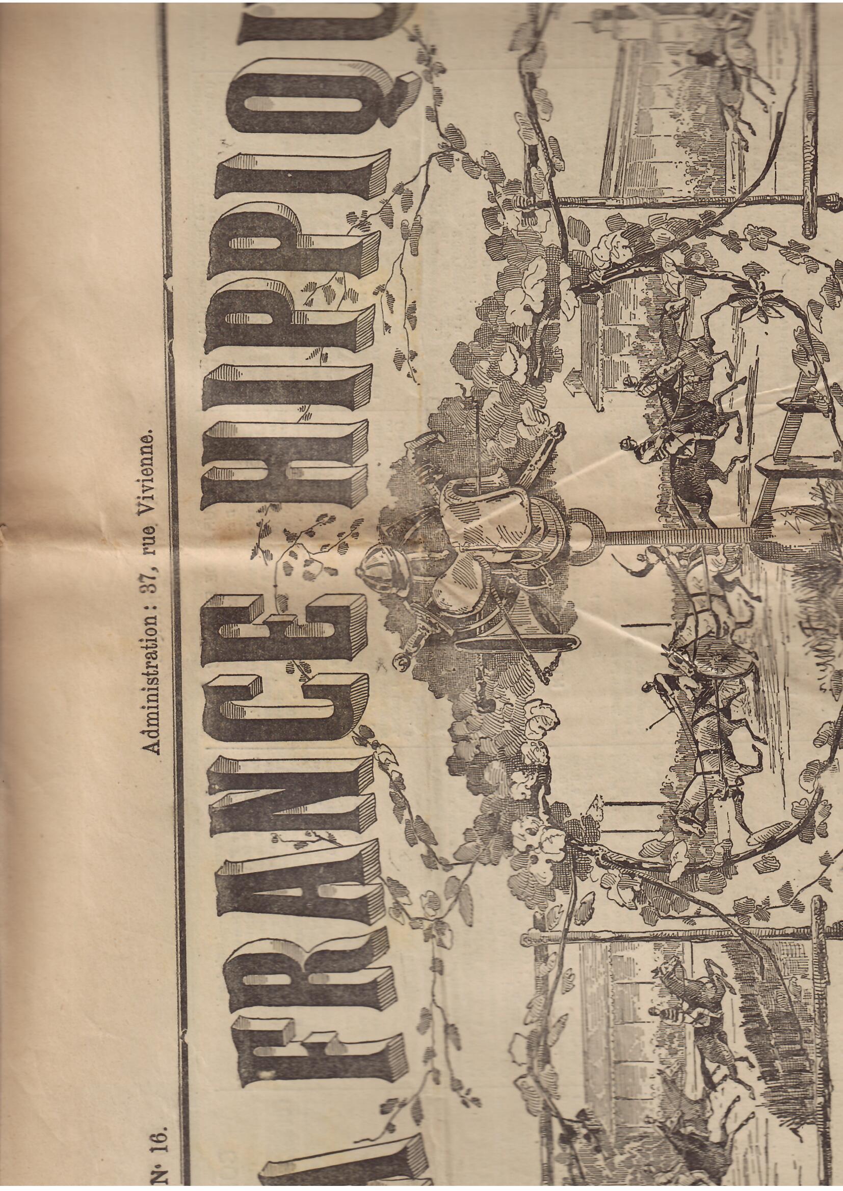 LA FRANCE HIPPIQUE N° 16 - 16 JUIN 1886