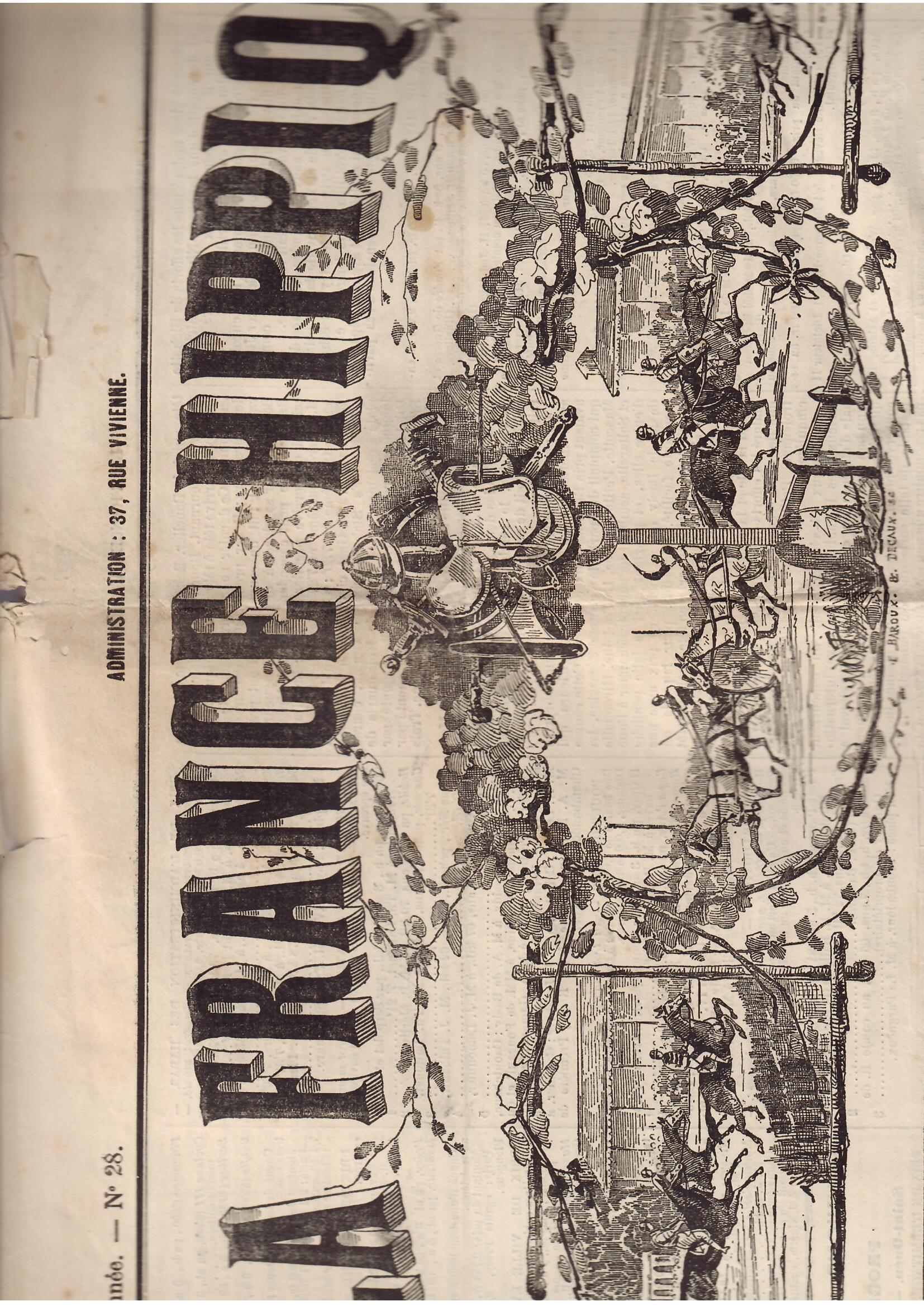 LA FRANCE HIPPIQUE N° 28 - 3 OCTOBRE 1883