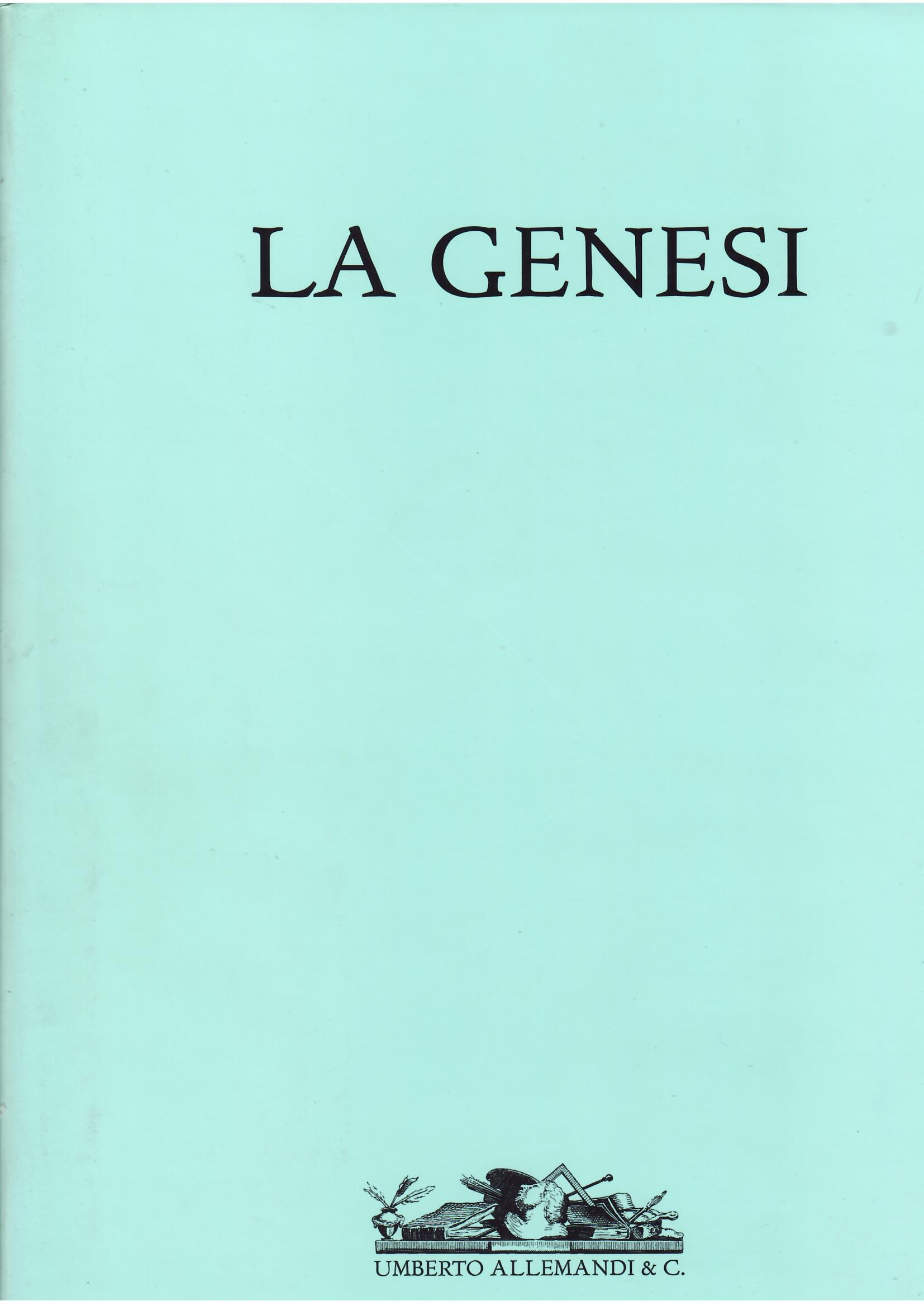 LA GENESI - CAPITOLI 1 - 11
