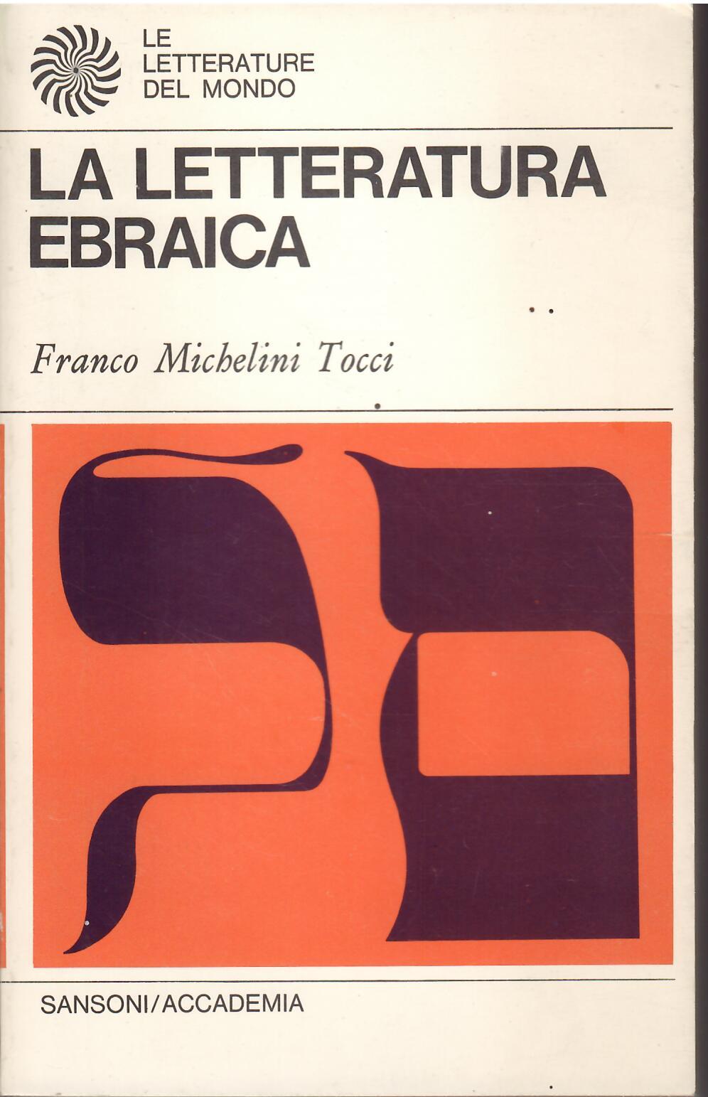 LA LETTERATURA EBRAICA