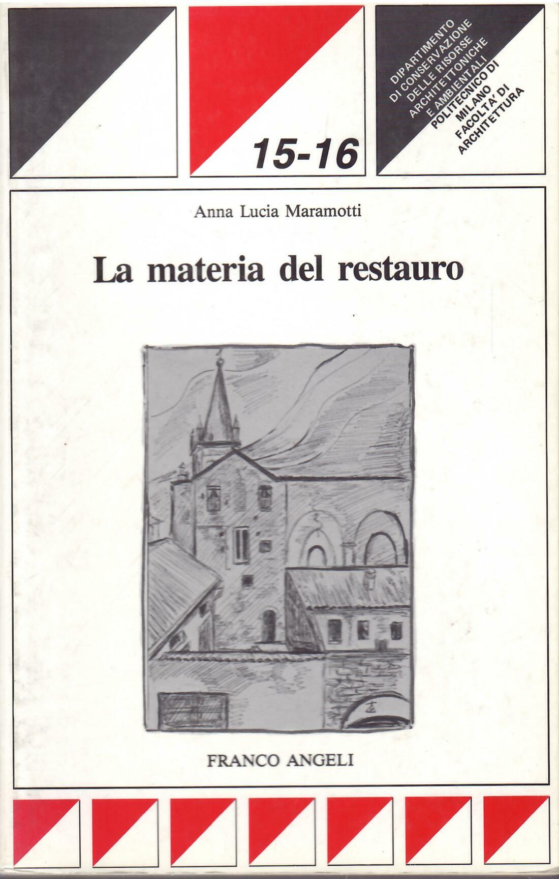 LA MATERIA DEL RESTAURO