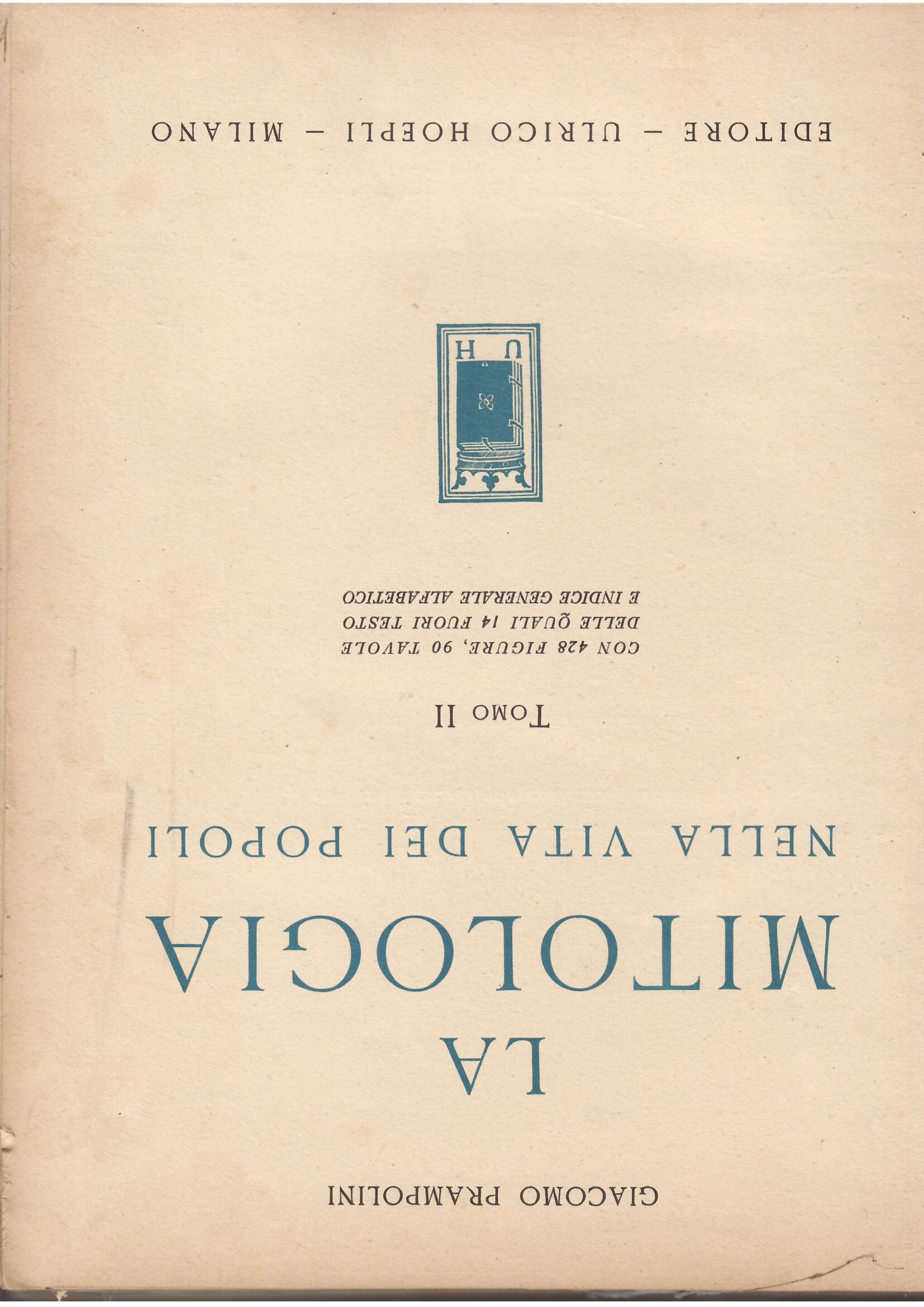 LA MITOLOGIA NELLA VITA DEI POPOLI