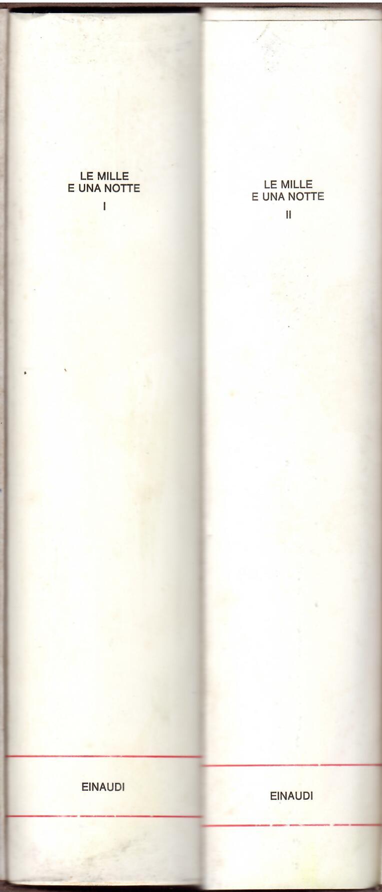 LE MILLE E UNA NOTTE - DUE VOLUMI