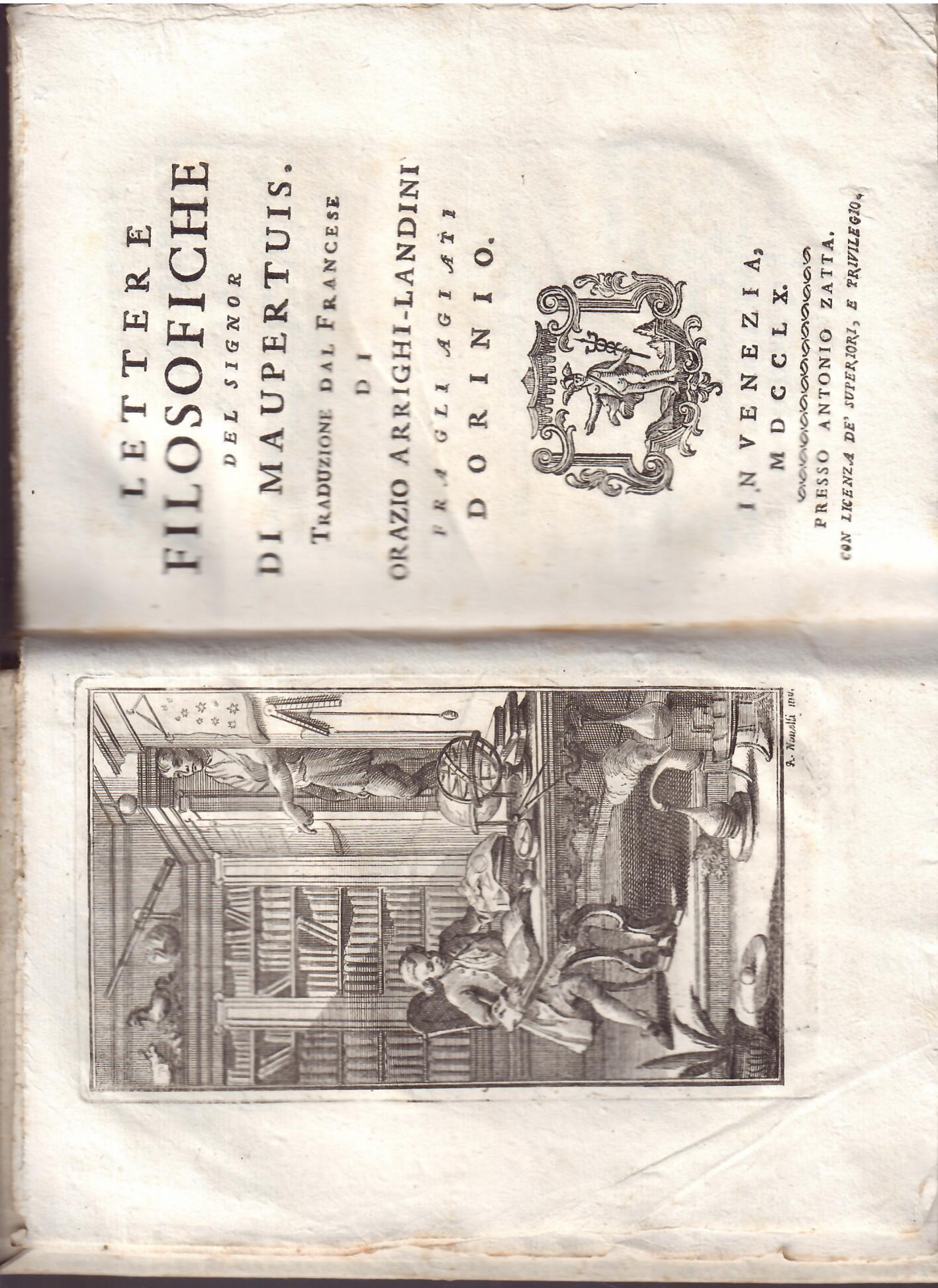 LETTERE FILOSOFICHE DEL SIGNOR DI MAUPERTUIS