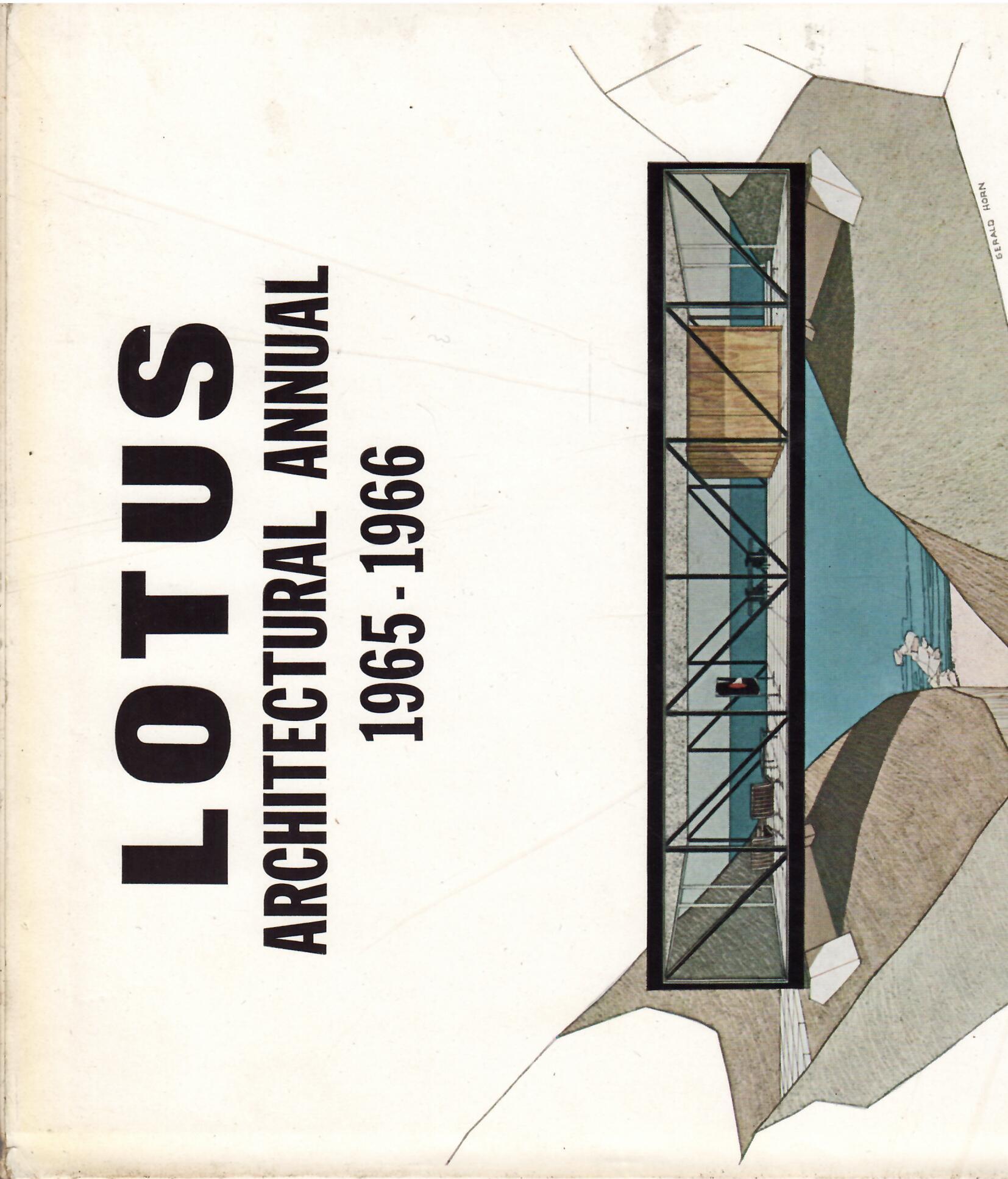 LOTUS ARCHITECTURAL ANNUAL - 1965 - 1966