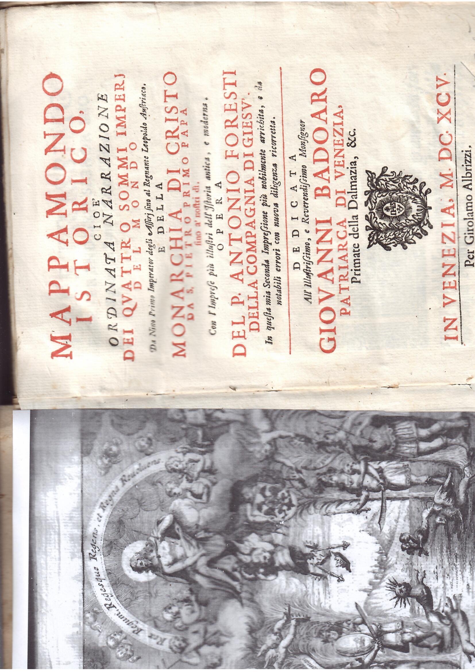 MAPPAMONDO ISTORICO CIOE' ORDINATA NARRAZIONE DEI QUATTRO SOMMI IMPERJ DEL …