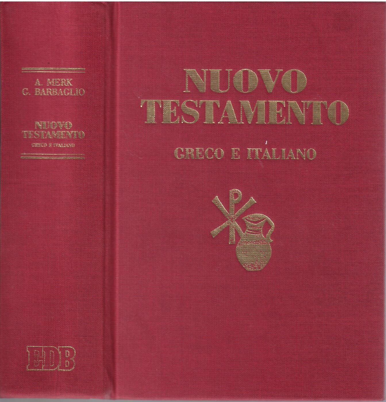 NUOVO TESTAMENTO GRECO E ITALIANO