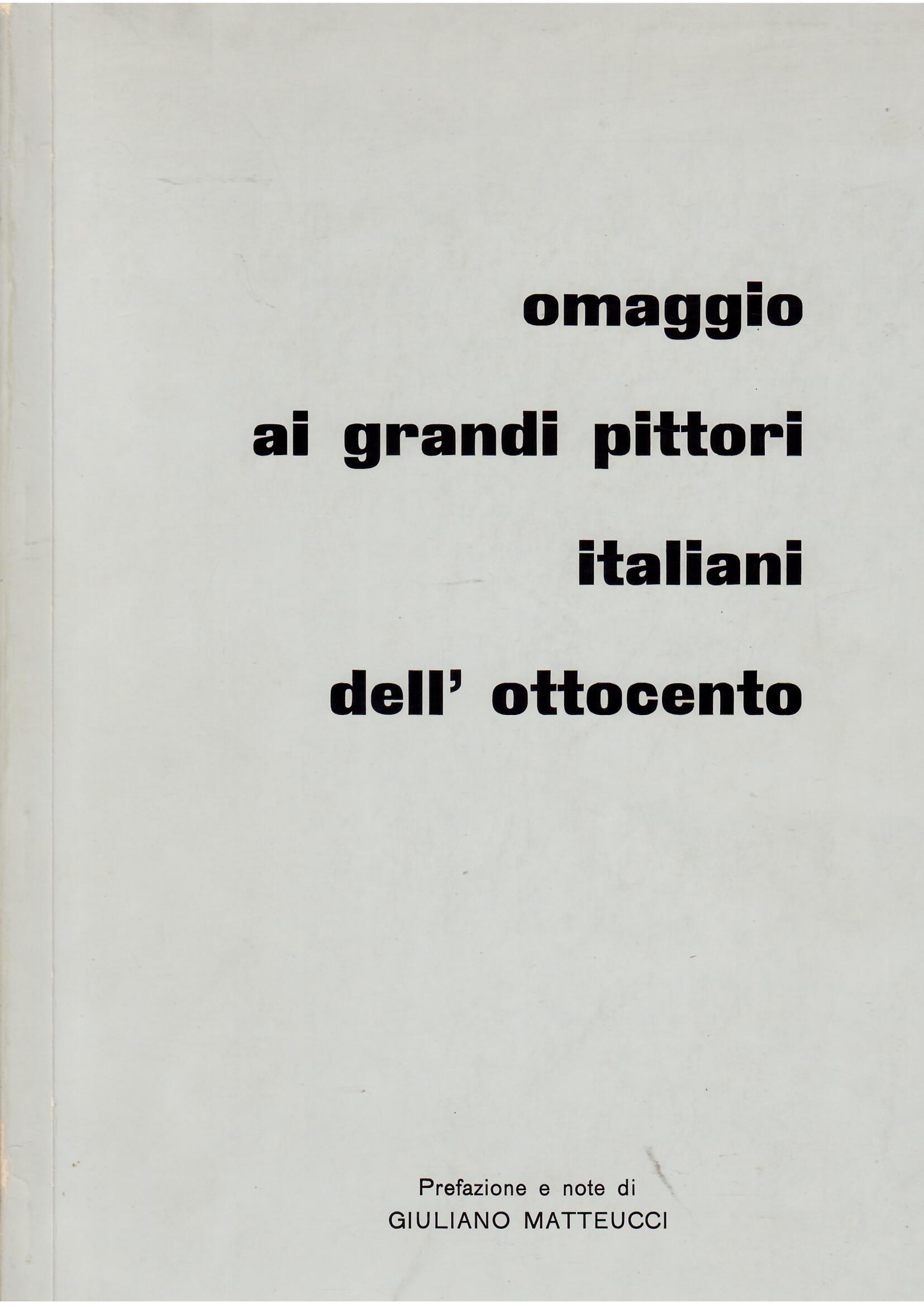 OMAGGIO AI GRANDI PITTORI ITALIANI DELL'OTTOCENTO