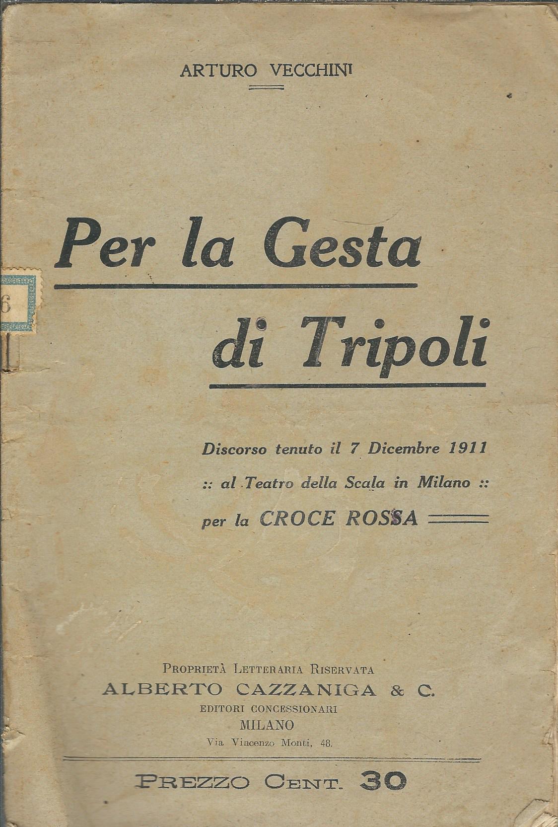 PER LA GESTA DI TRIPOLI