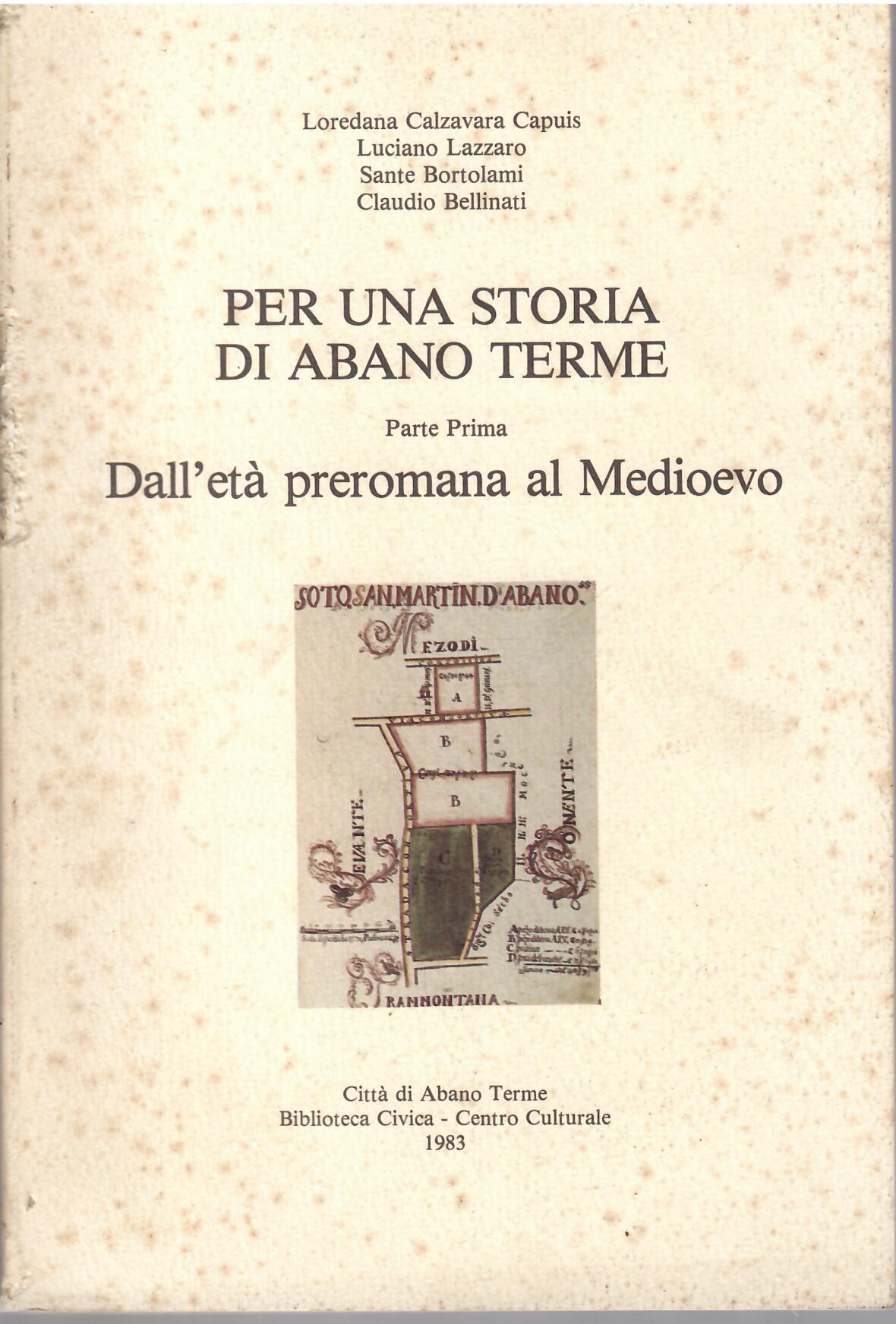 PER UNA STORIA DI ABANO TERME - PARTE PRIMA - …