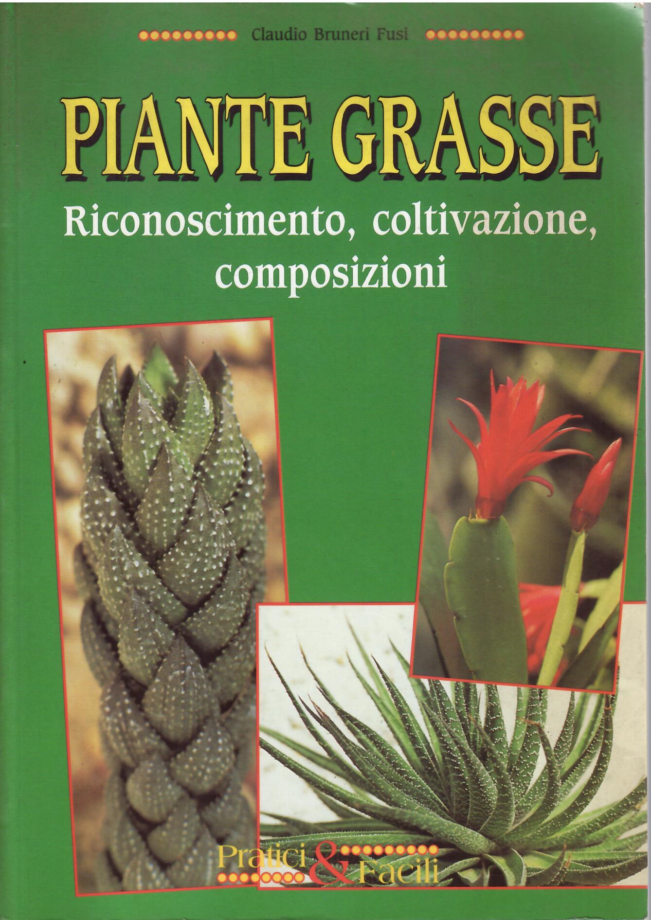 PIANTE GRASSE - RICONOSCIMENTO, COLTIVAZIONE, COMPOSIZIONI