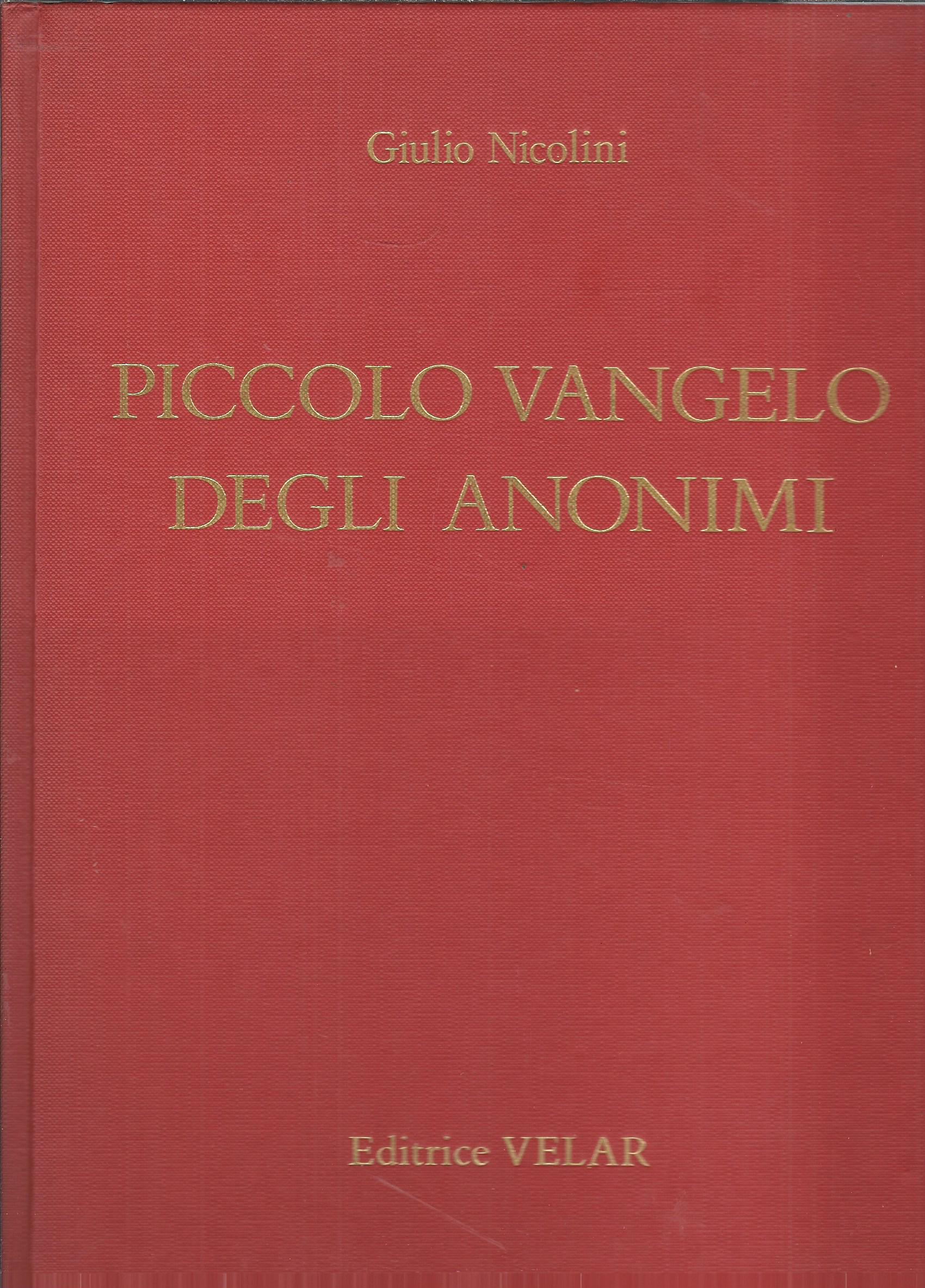 PICCOLO VANGELO DEGLI ANONIMI