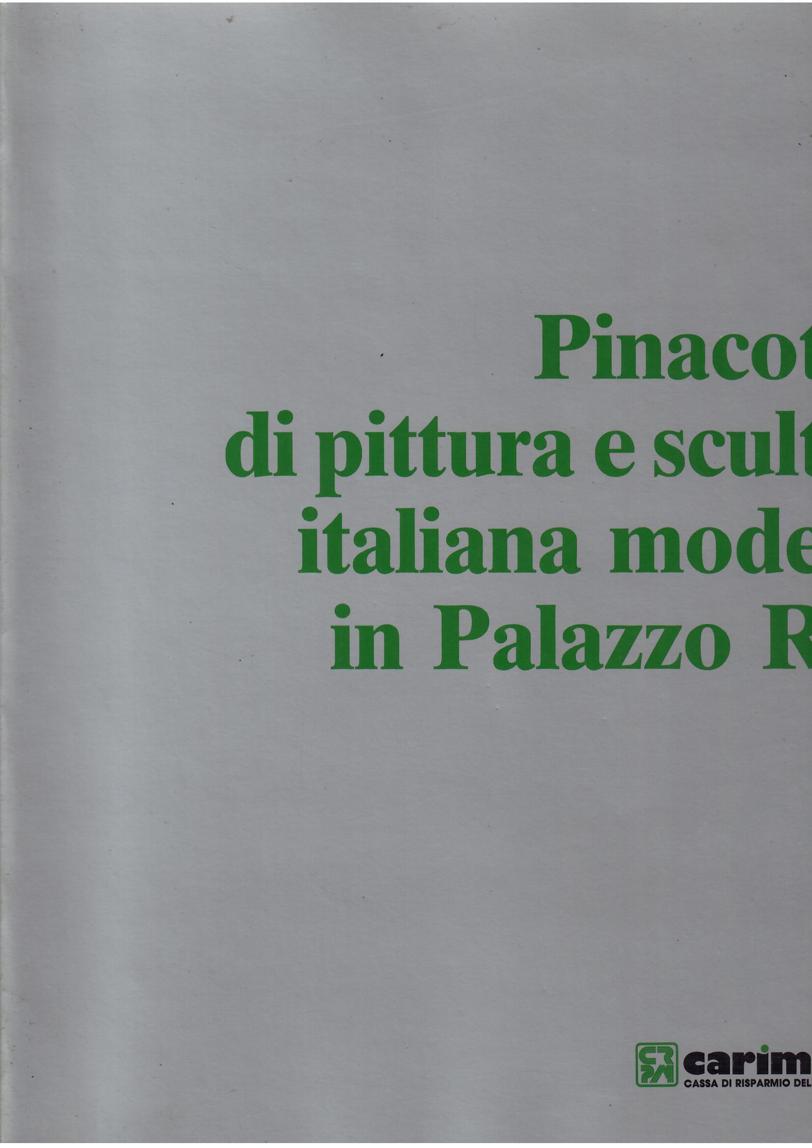 PINACOTECA DI PITTURA ITALIANA D'ARTE MODERNA IN PALAZZO RICCI