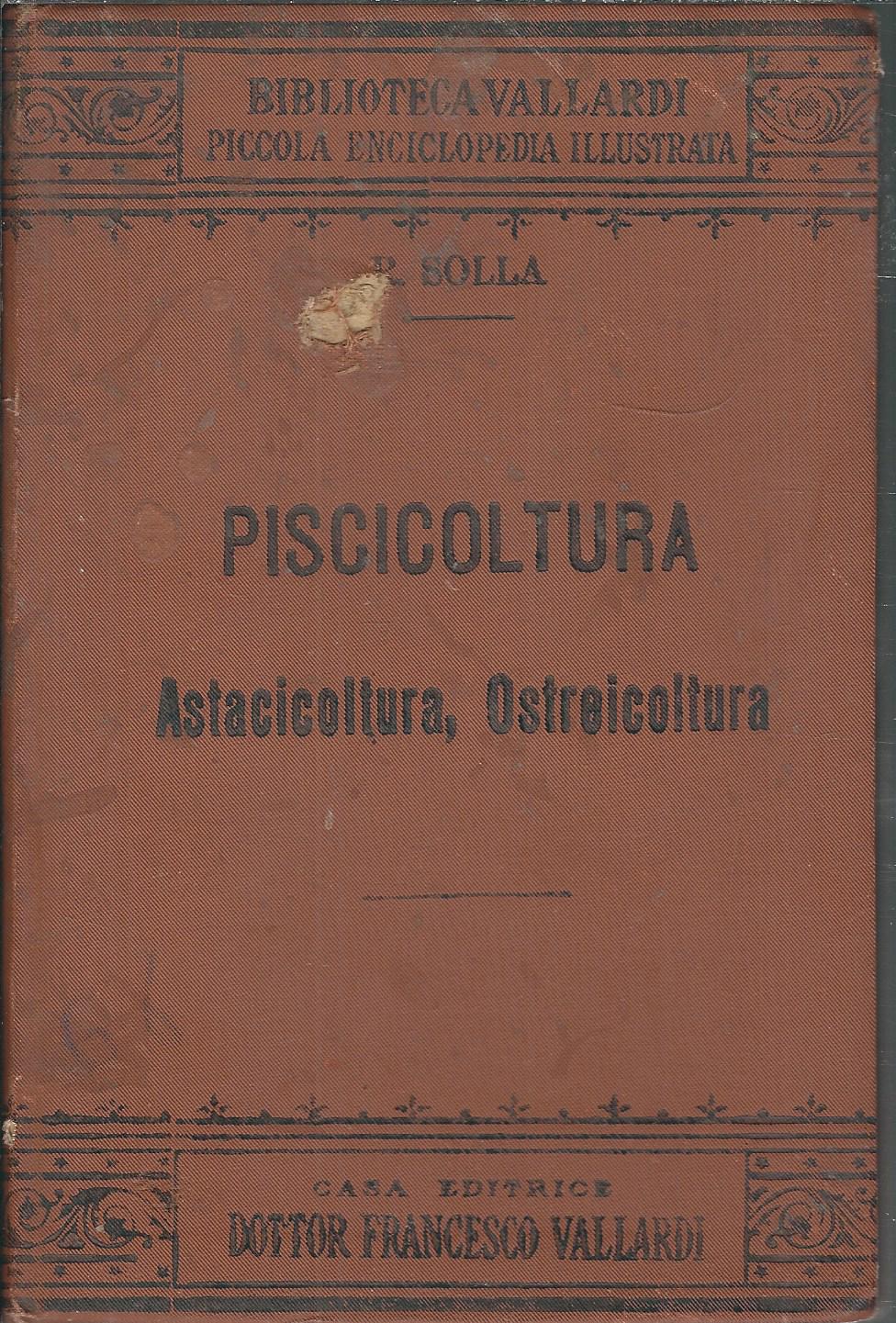 PISCICOLTURA - ASTACICOLTURA - OSTREICOLTURA