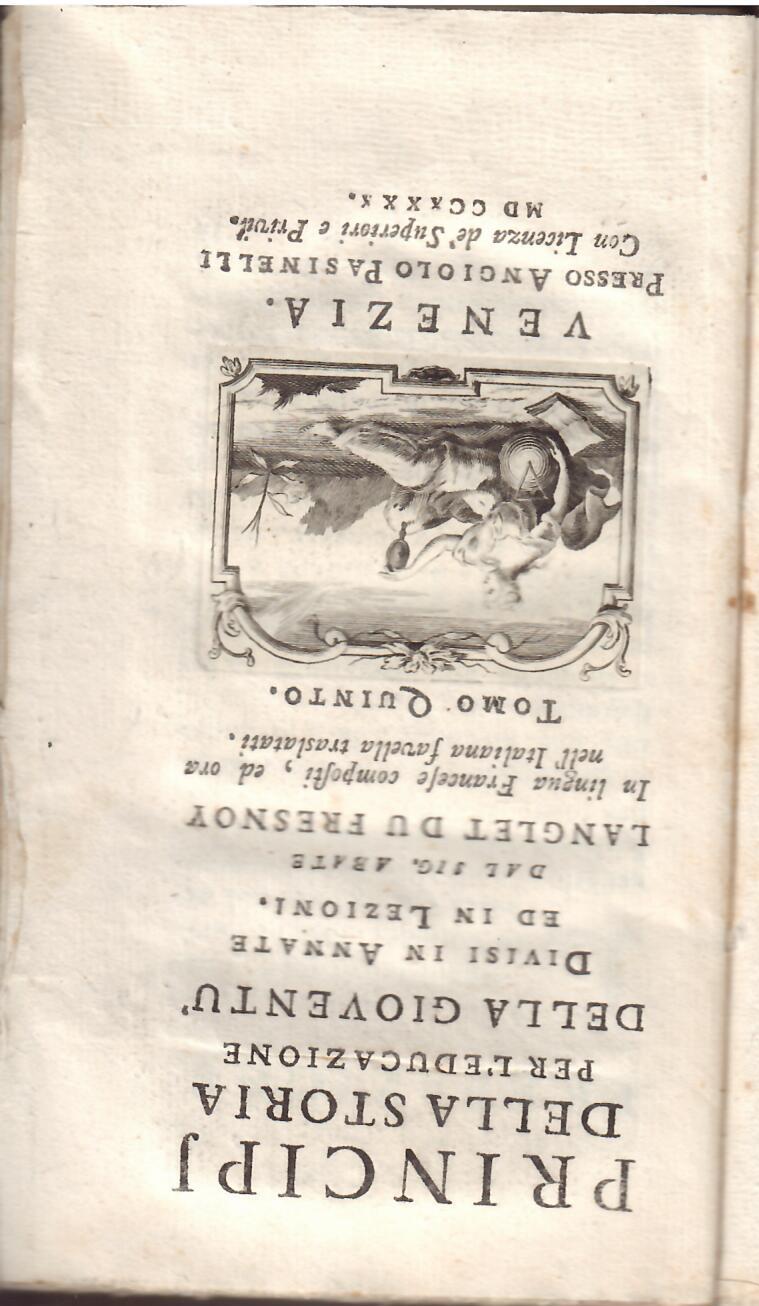 PRINCIPJ DELLA STORIA PER L'EDUCAZIONE DELLA GIOVENTU DIVISE IN ANNATE …
