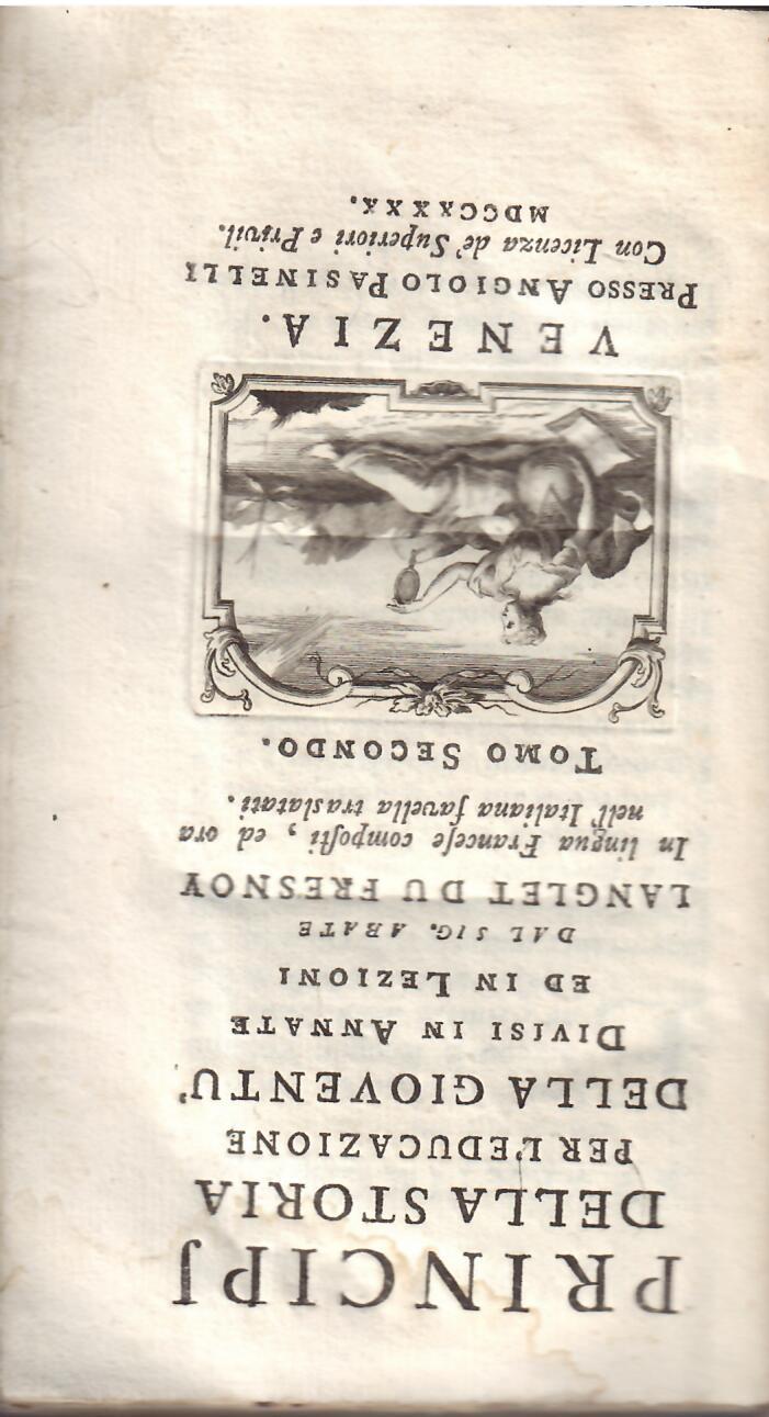 PRINCIPJ DELLA STORIA PER L'EDUCAZIONE DELLA GIOVENTU DIVISE IN ANNATE …