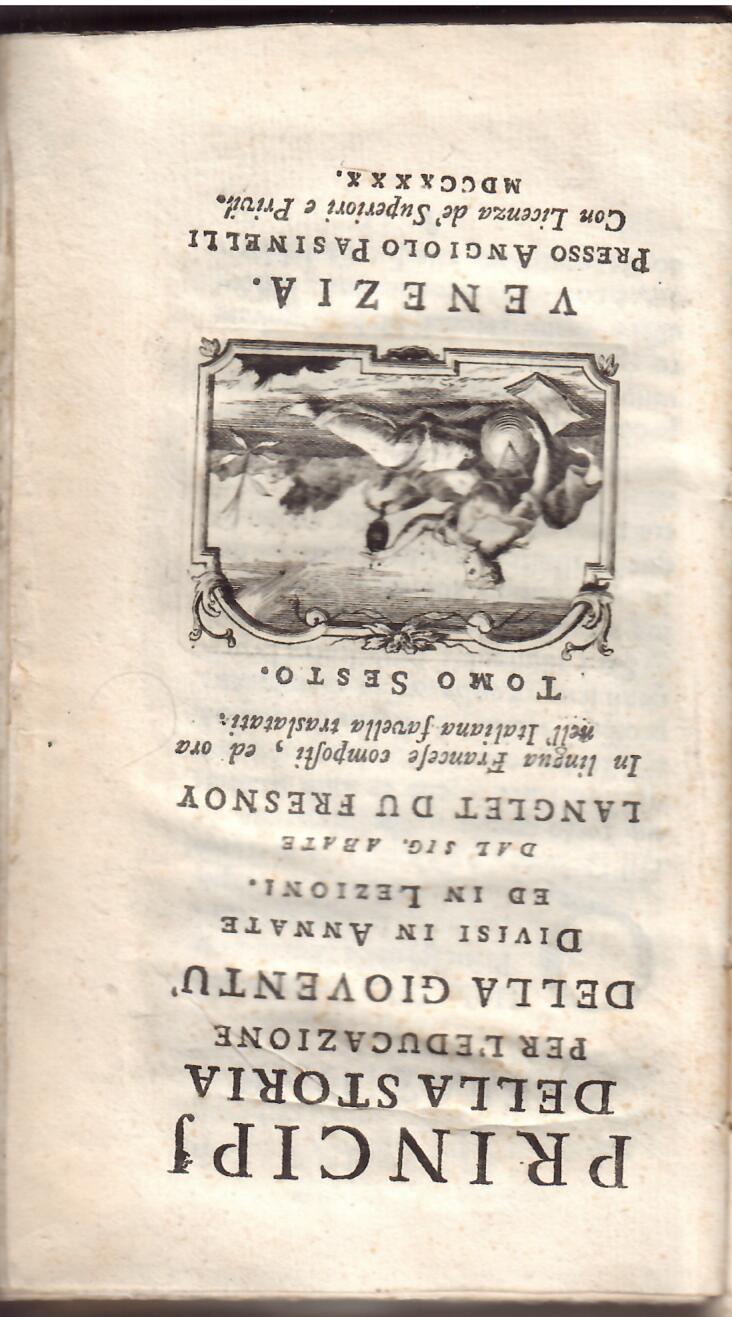 PRINCIPJ DELLA STORIA PER L'EDUCAZIONE DELLA GIOVENTU DIVISE IN ANNATE …