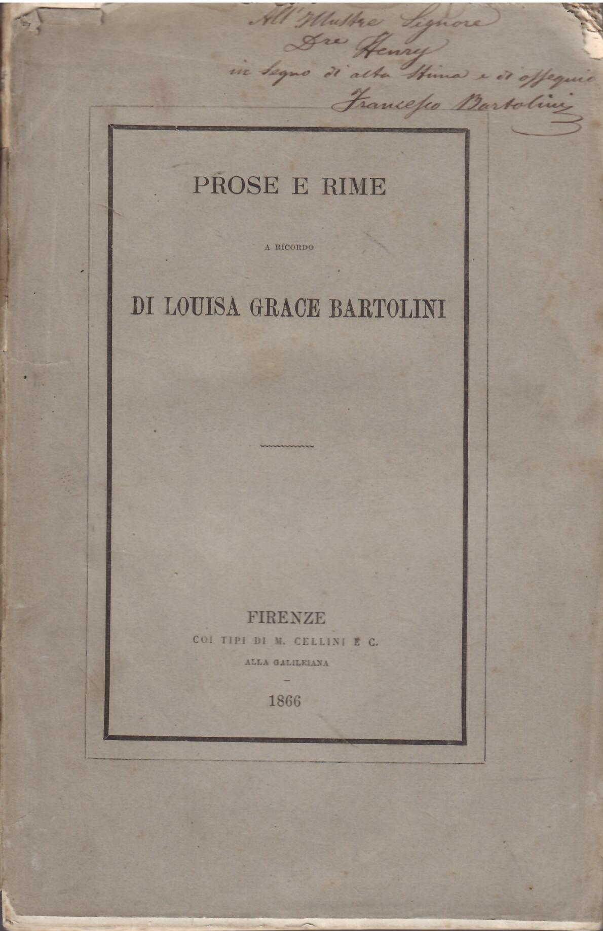 PROSE E RIME