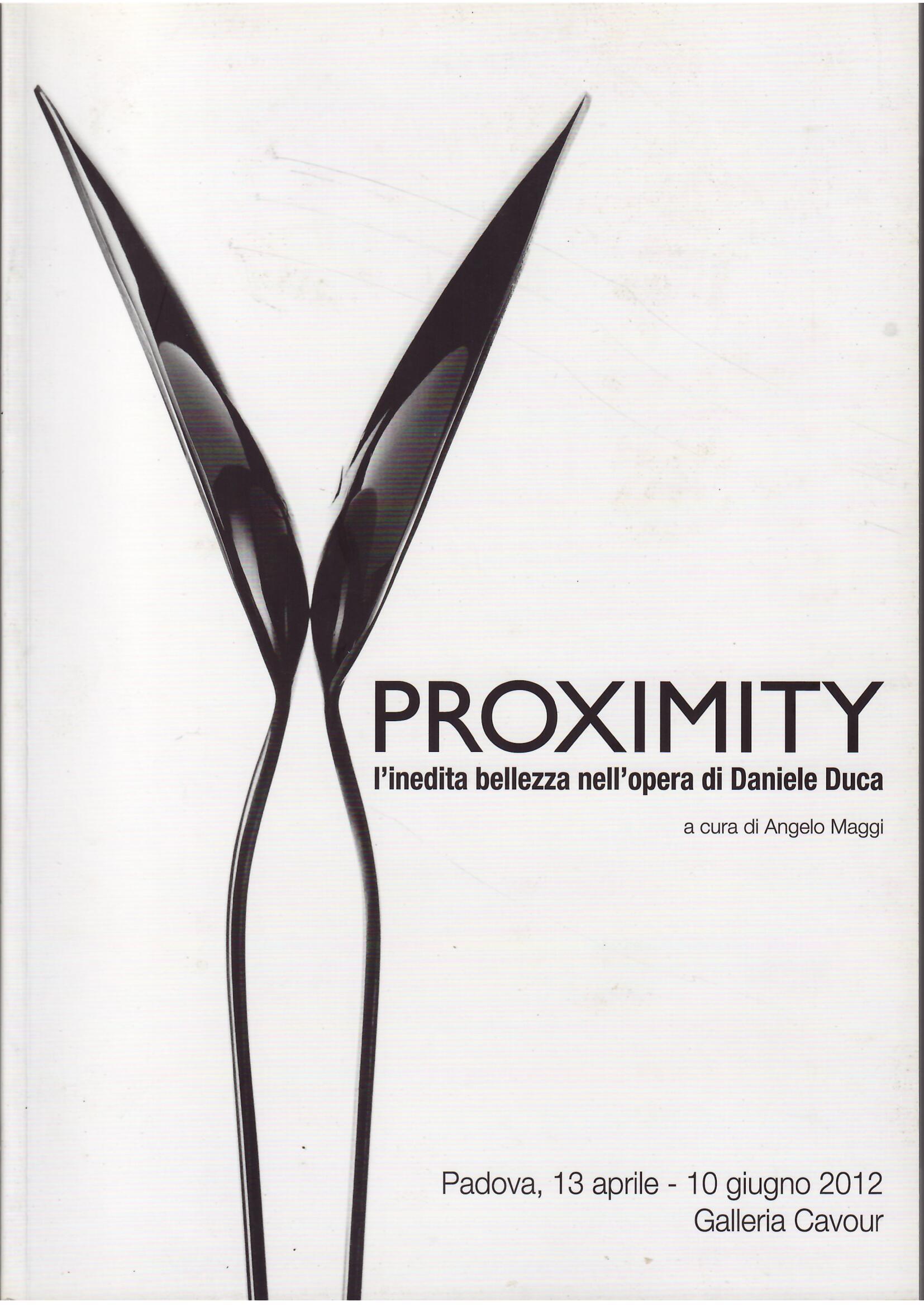 PROXIMITY - L'INEDITA BELLEZZA NELL'OPERA DI DANIELE DUCA
