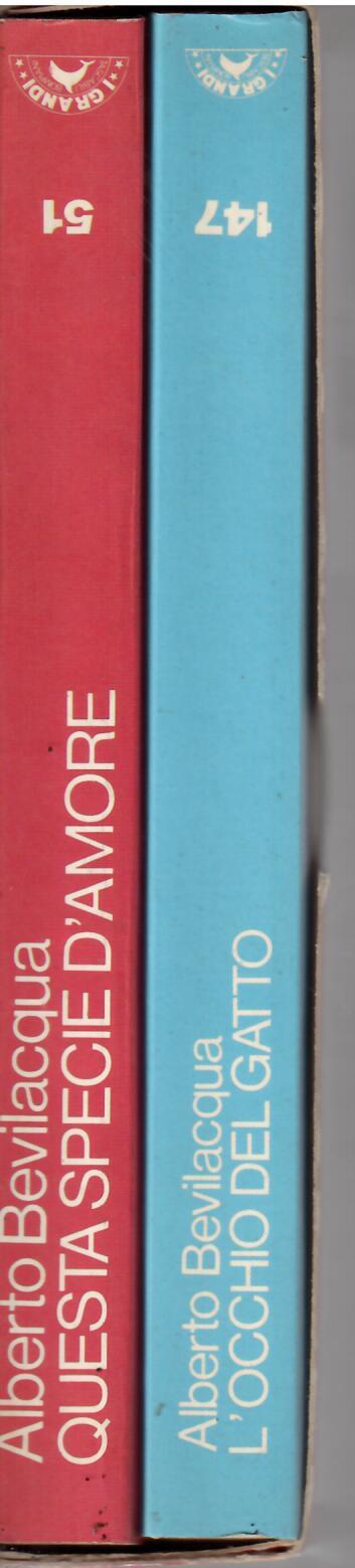 QUESTO SPECIE D'AMORE ( PREMIO CAMPIELLO)- L'OCCHIO DEL GATTO (PREMIO …
