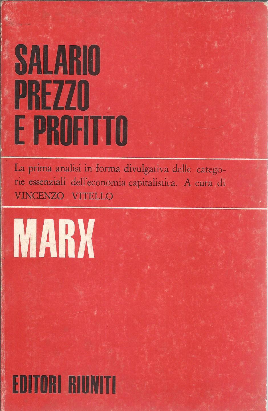SALARIO PREZZO E PROFITTO