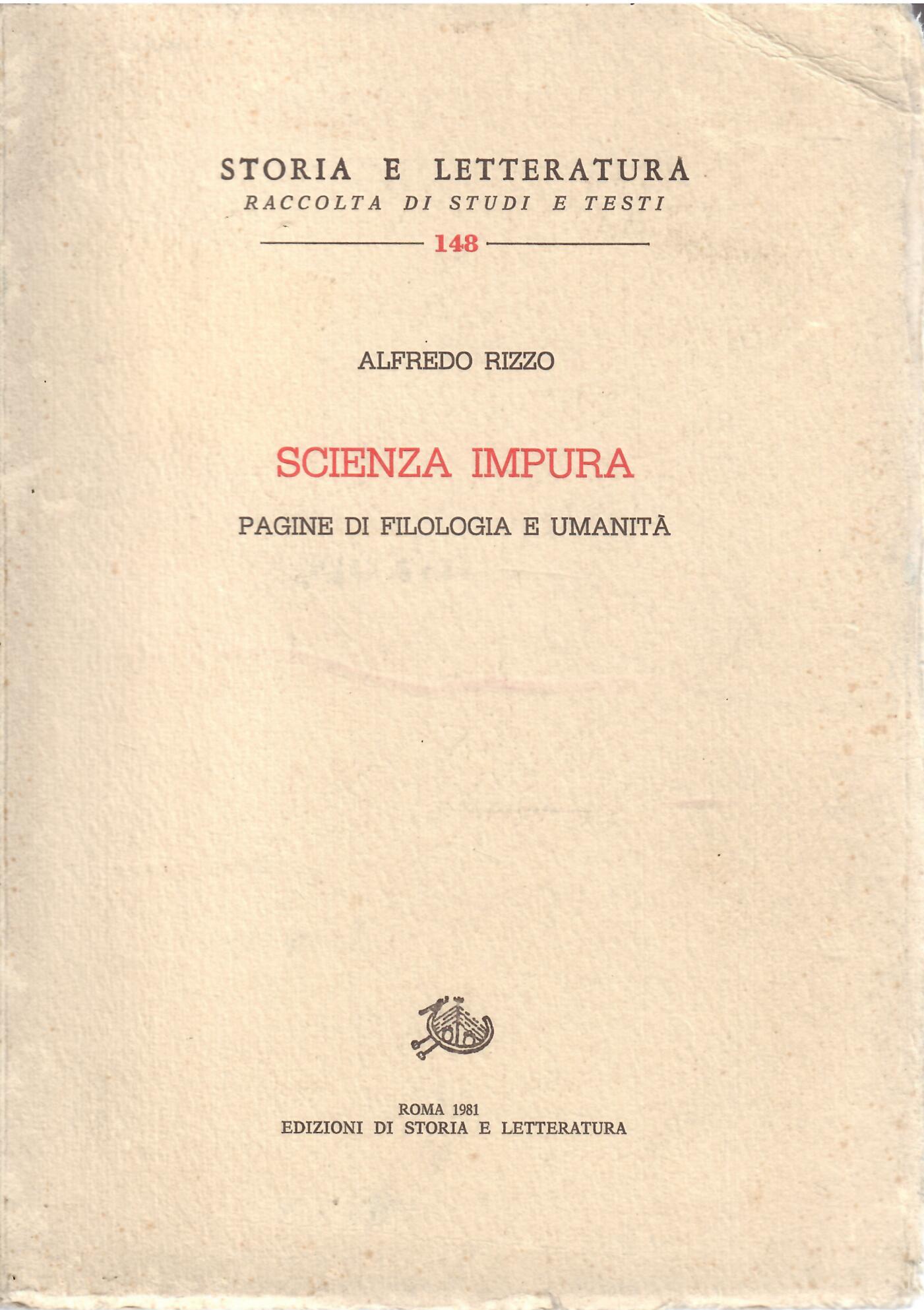 SCIENZA IMPURA
