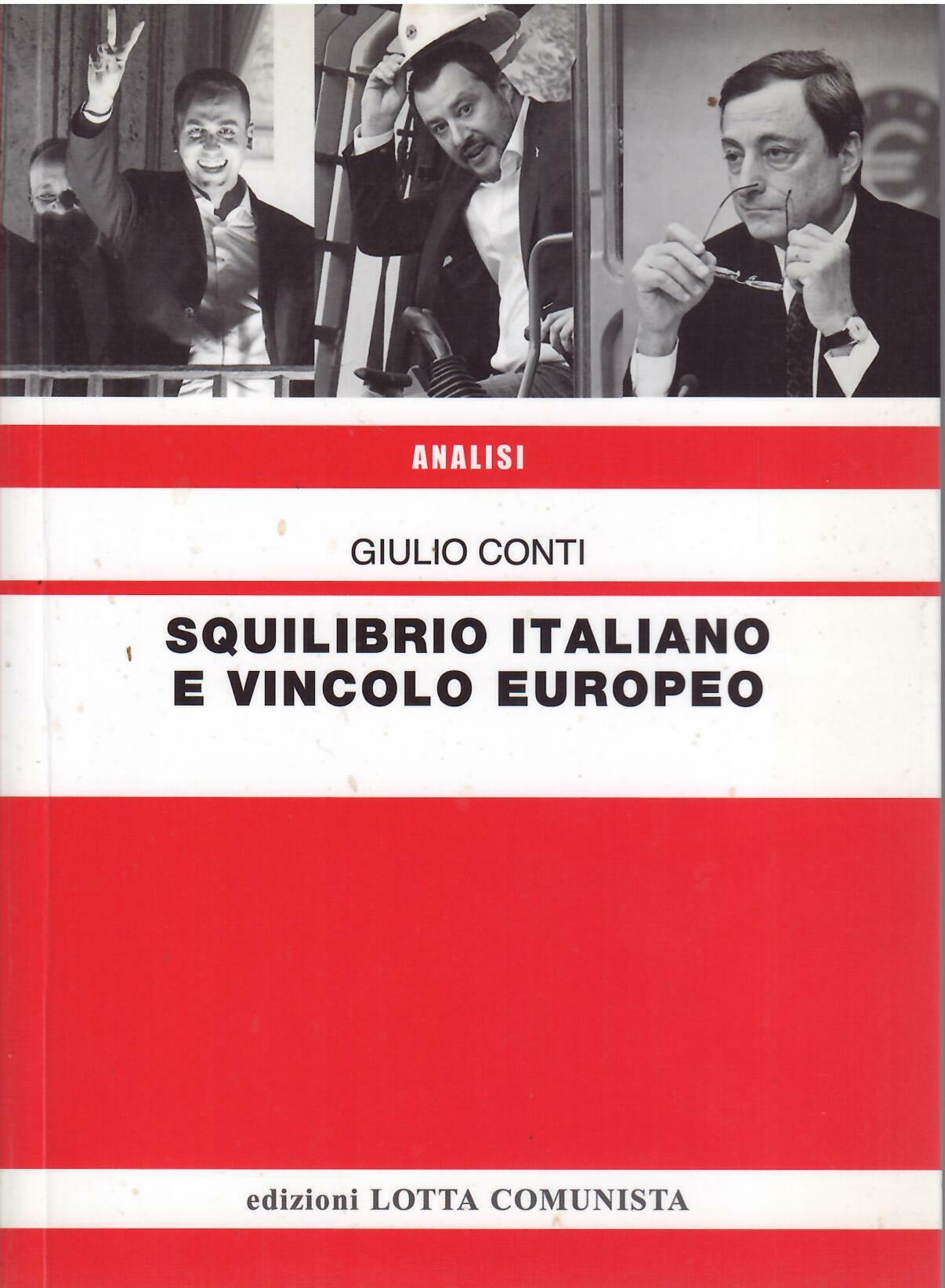 SQUILIBRIO ITALIANO E VINCOLO EUROPEO