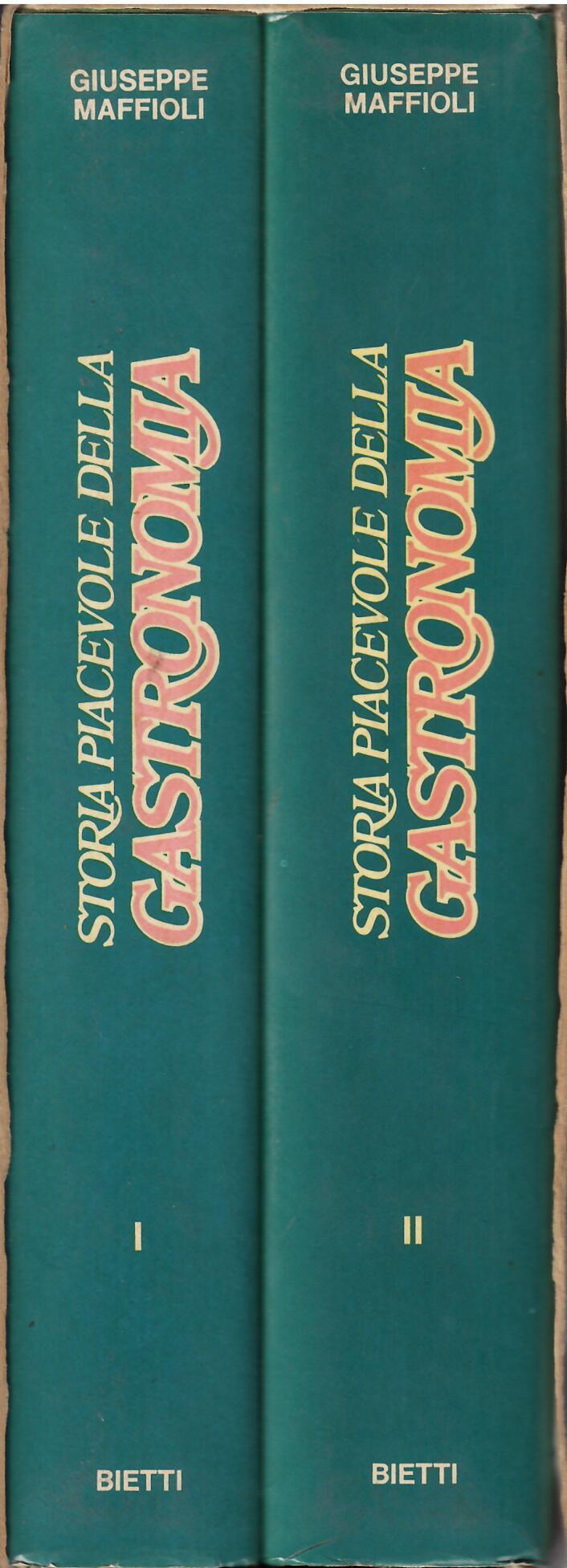 STORIA PIACEVOLE DELLA GASTRONOMIA - DUE VOLUMI