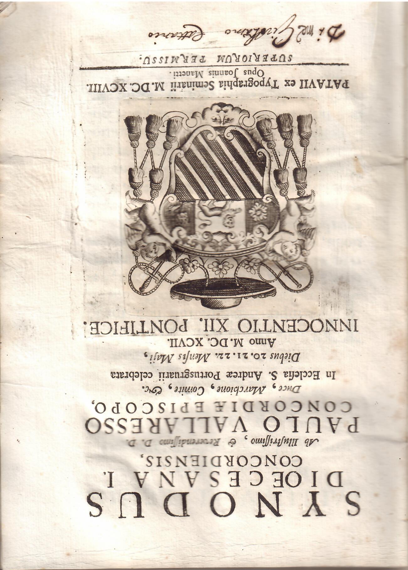 SYNODUS DIOCESANA I CONCORDIENSIS