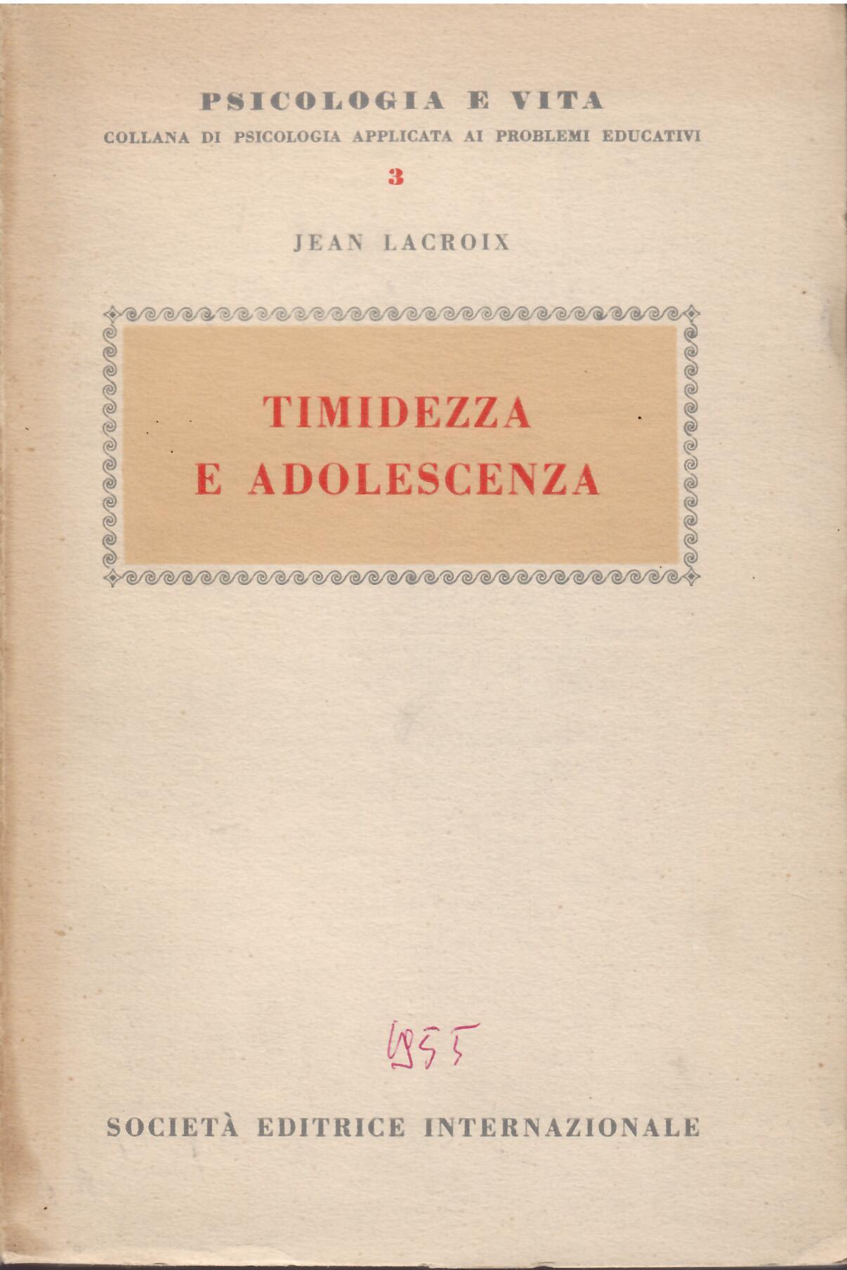 TIMIDEZZA E ADOLESCENZA